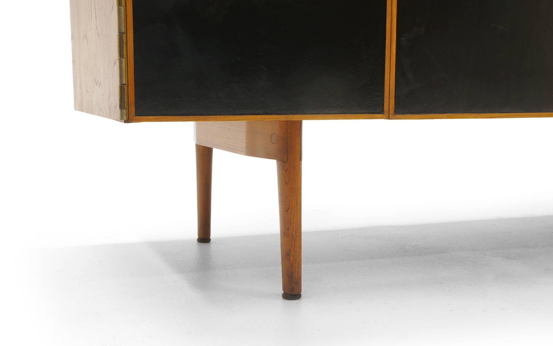 Paul McCobb Credenza or Sideboard, Walnut with Original Marble Top 1