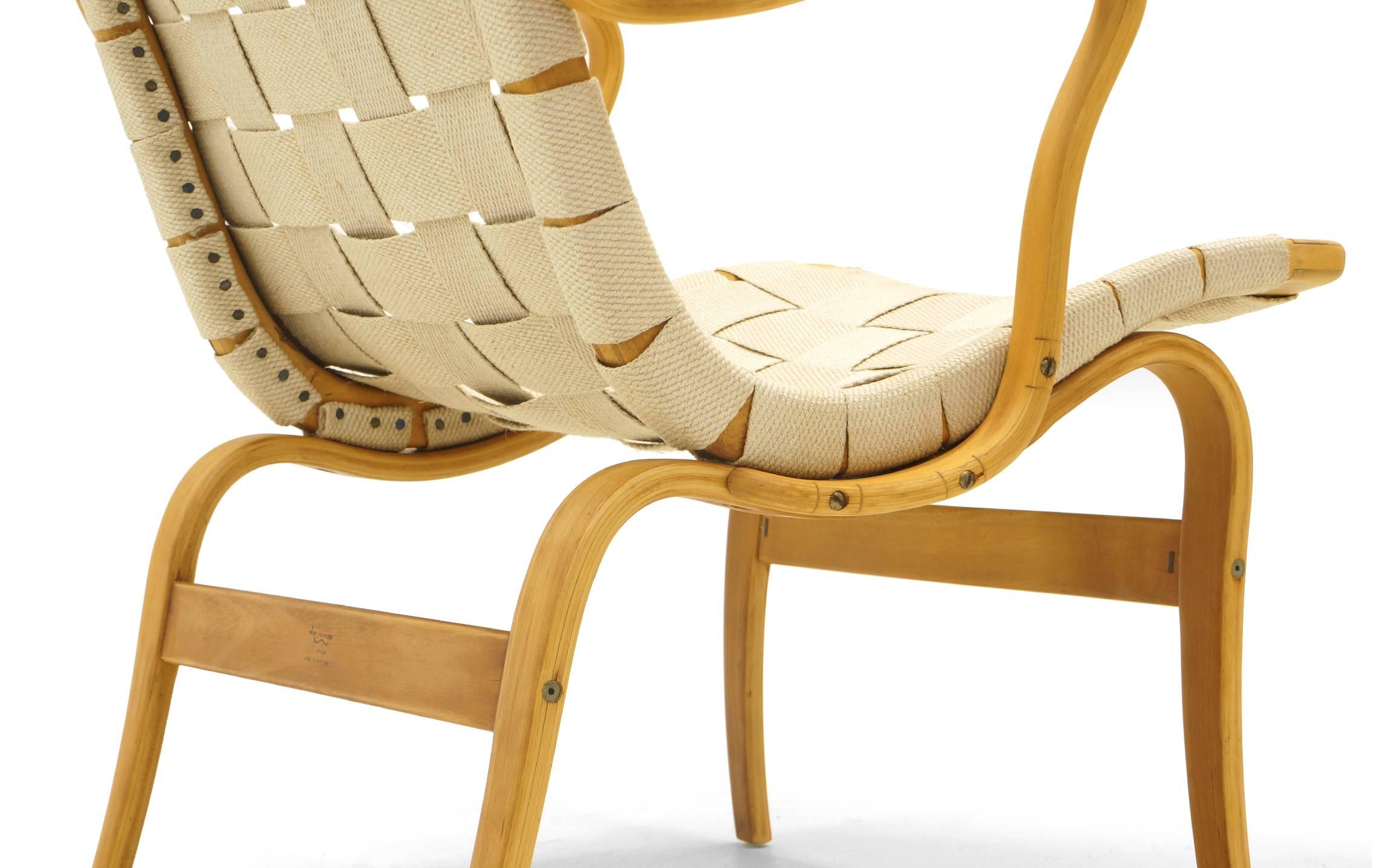 Bruno Mathsson Eva Lounge Chair in Excellent Condition 1