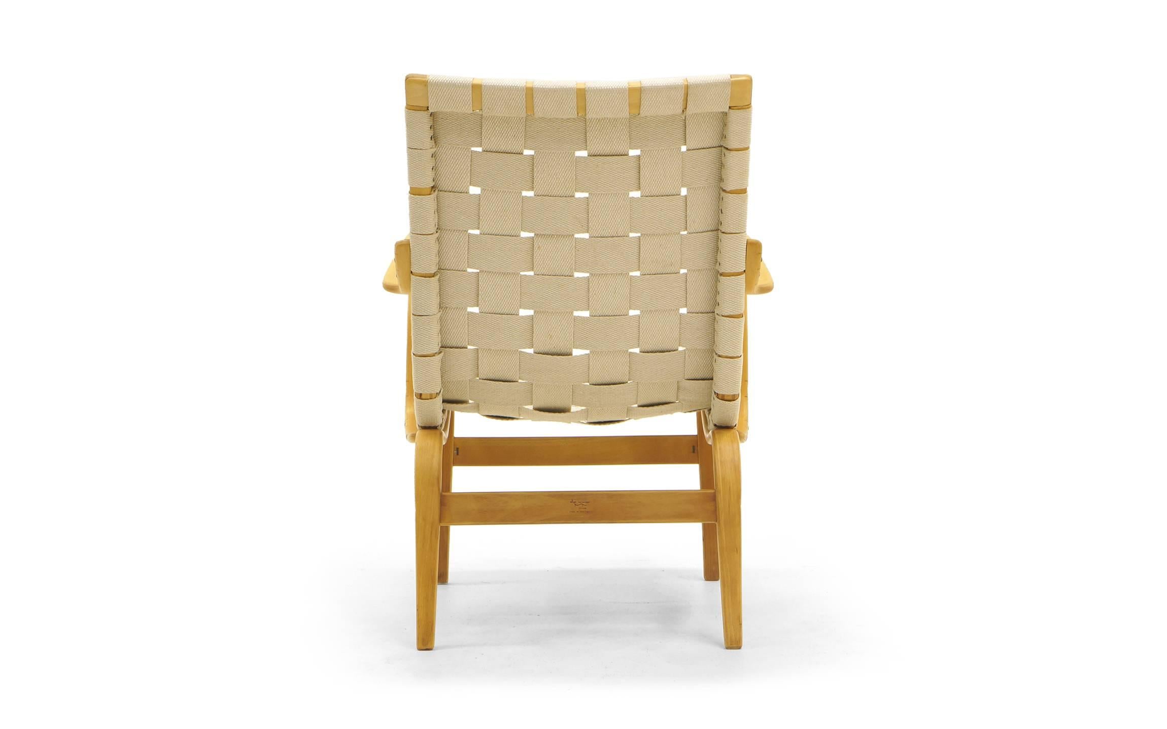 Bruno Mathsson Eva Lounge Chair in Excellent Condition In Excellent Condition In Kansas City, MO