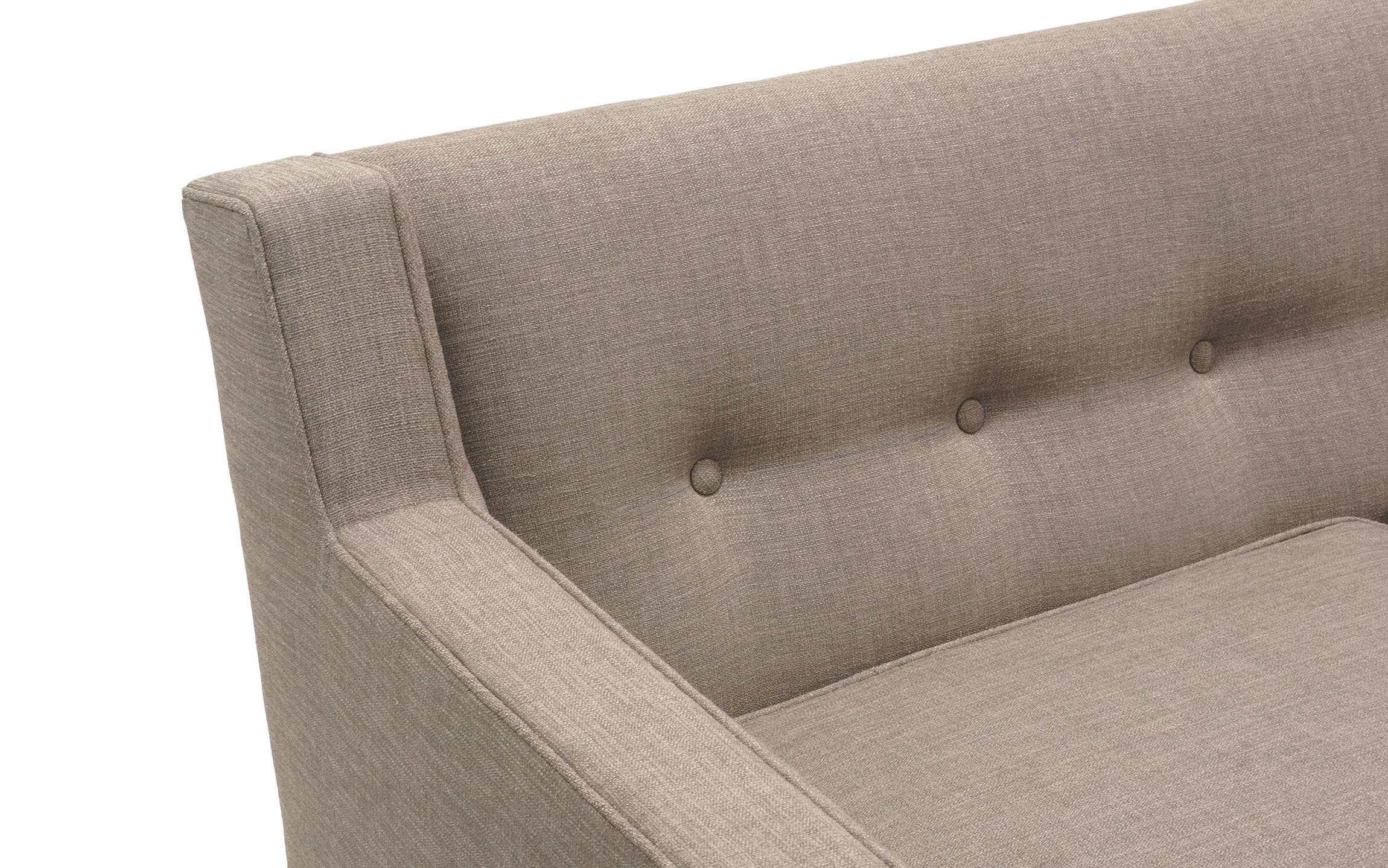 Mid-20th Century Three-Seat Sofa by Edward Wormley for Dunbar, Fully Restored, Like New