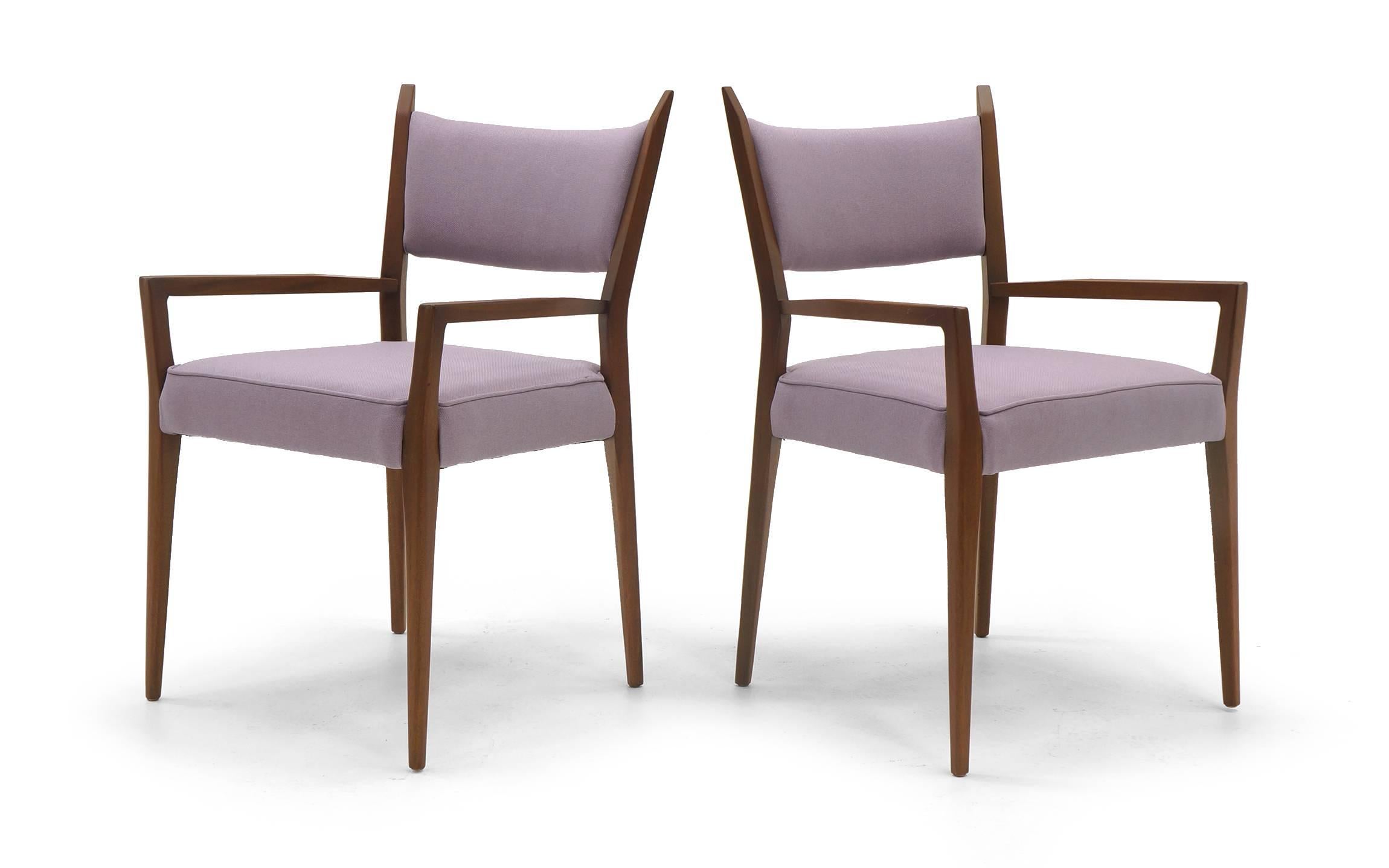 Set of Ten Dining Chairs by Paul McCobb for Calvin, New Lavender Upholstery 1