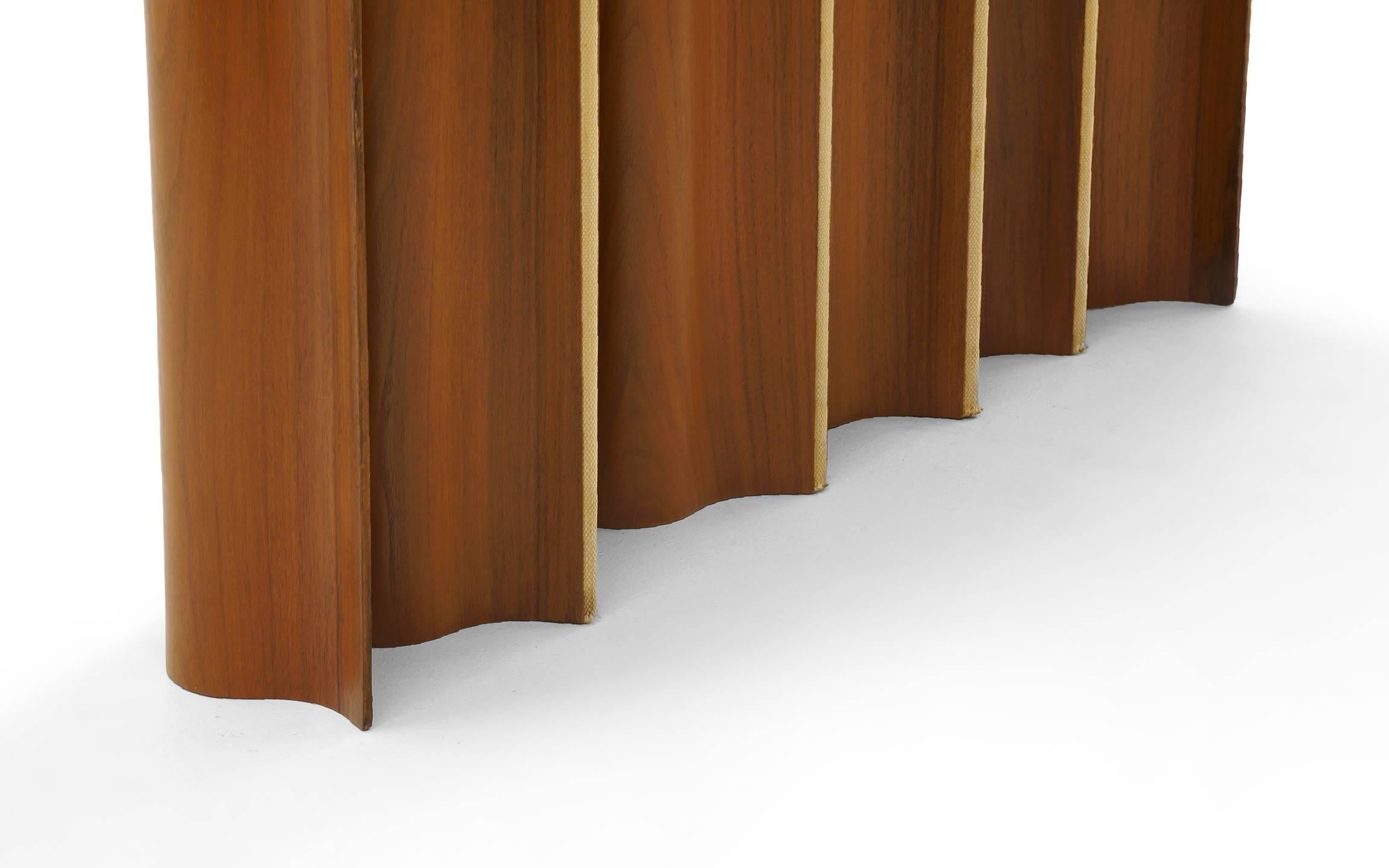 Rare Ten-Panel Eames Folding Screen ‘FSW-10’ in Teak 1