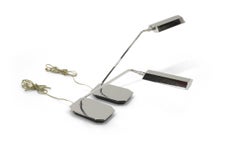 Pair of Koch and Lowy Table or Desk Lamps Chrome