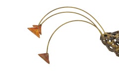 Tabletop Bird Sculpture in the Manner of Curtis Jere