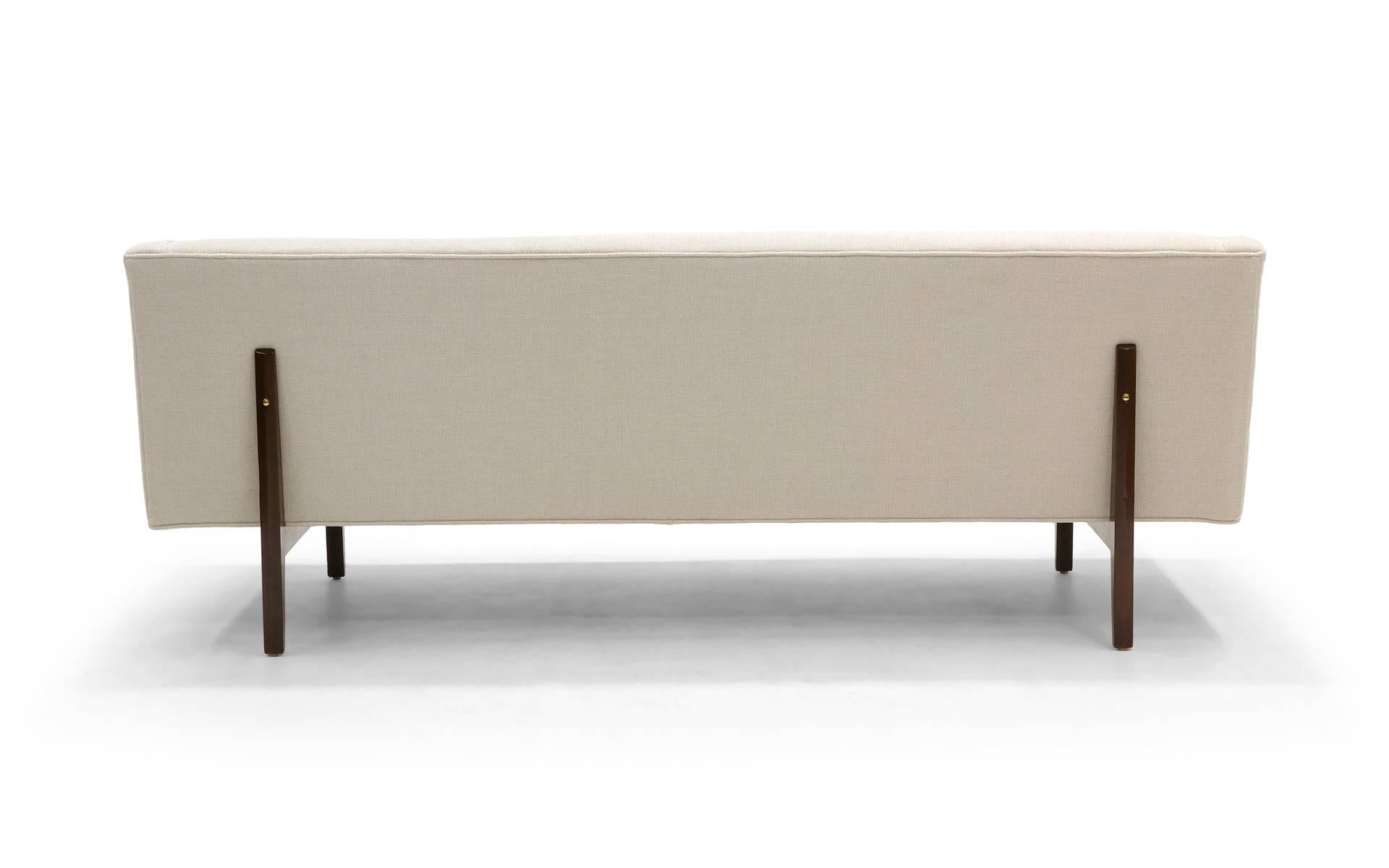 Mid-Century Modern Dunbar High Back Bracket Sofa Designed by Edward Wormley