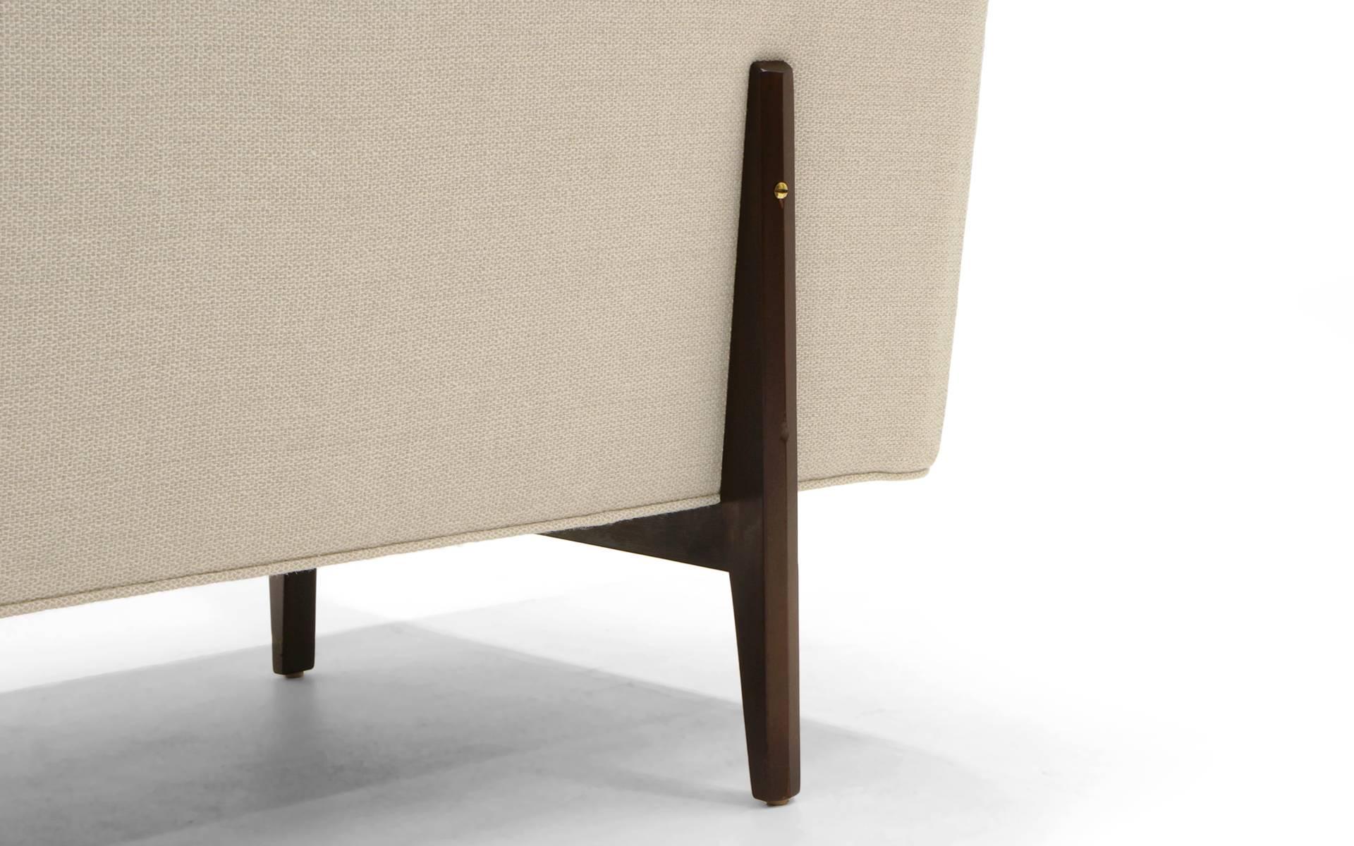 Upholstery Dunbar High Back Bracket Sofa Designed by Edward Wormley