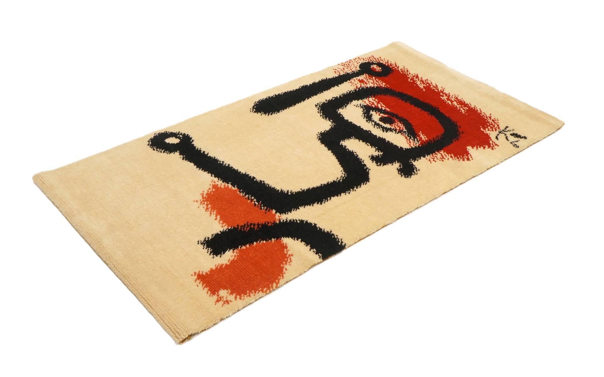 Wall hanging / rug after Paul Klee's 1940 oil painting 