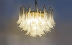 Large Murano Petals Chandelier Mint Condition