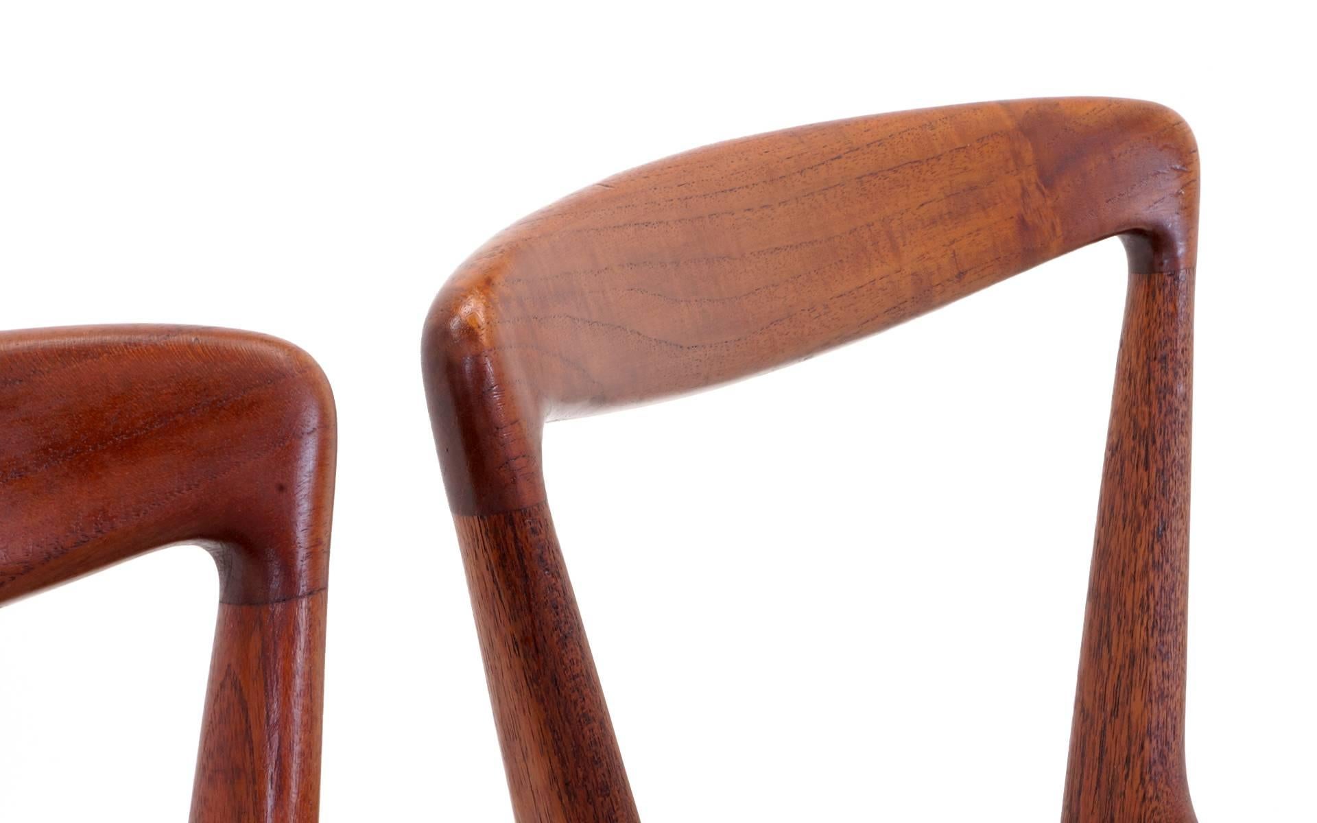 Set of Four Rosewood Bar Stools by Henry Rosengren Hansen, Excellent Condition In Excellent Condition In Kansas City, MO