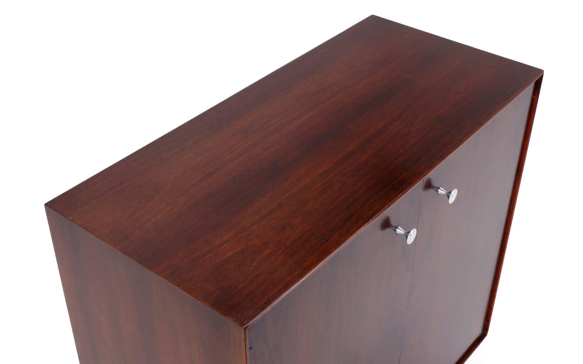 George Nelson for Herman Miller Rosewood Thin Edge Cabinet In Good Condition In Kansas City, MO