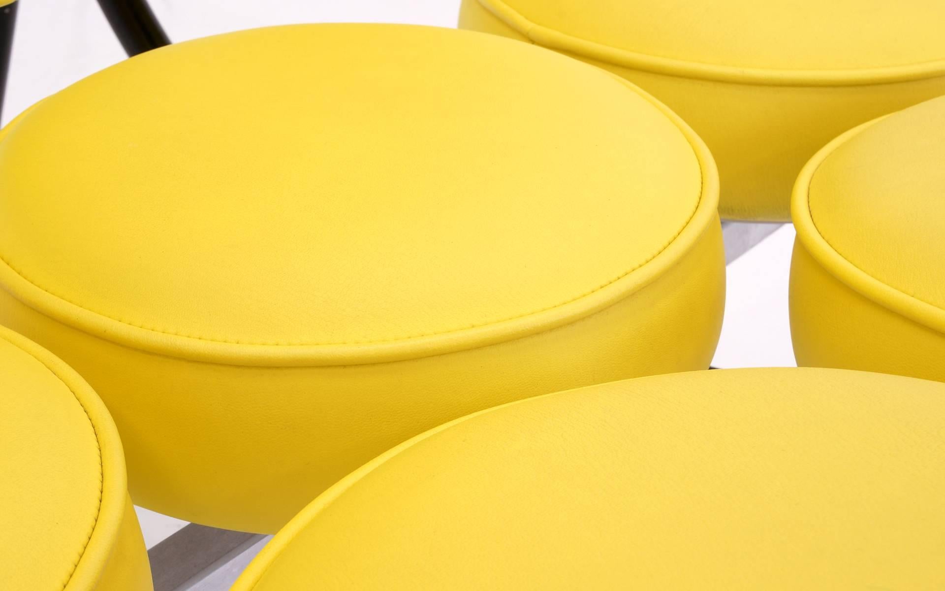 Contemporary George Nelson for Herman Miller Marshmallow Sofa in Yellow Vinyl