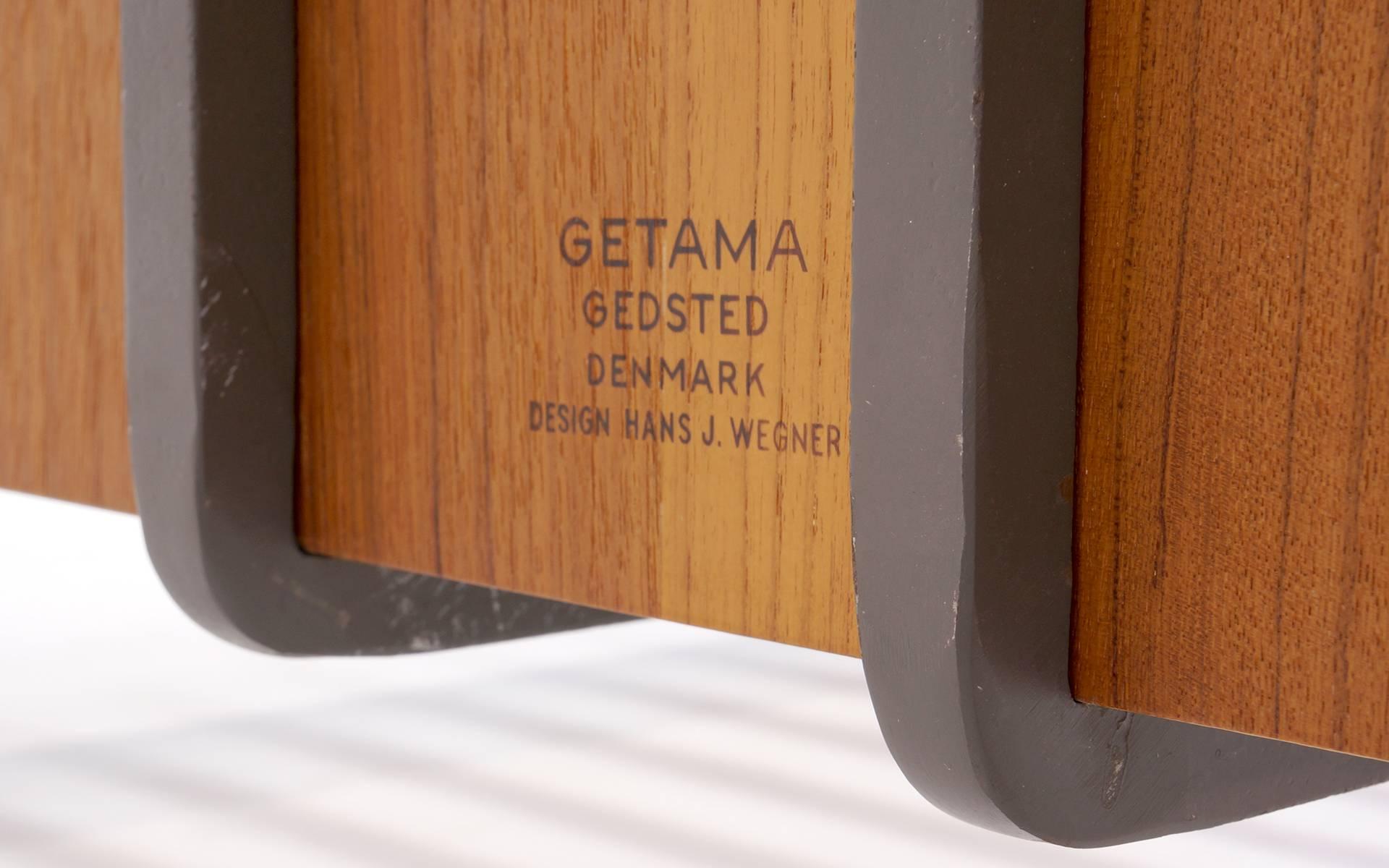 Mid-20th Century King Bed with Attached Nightstands by Hans J Wegner for GETAMA