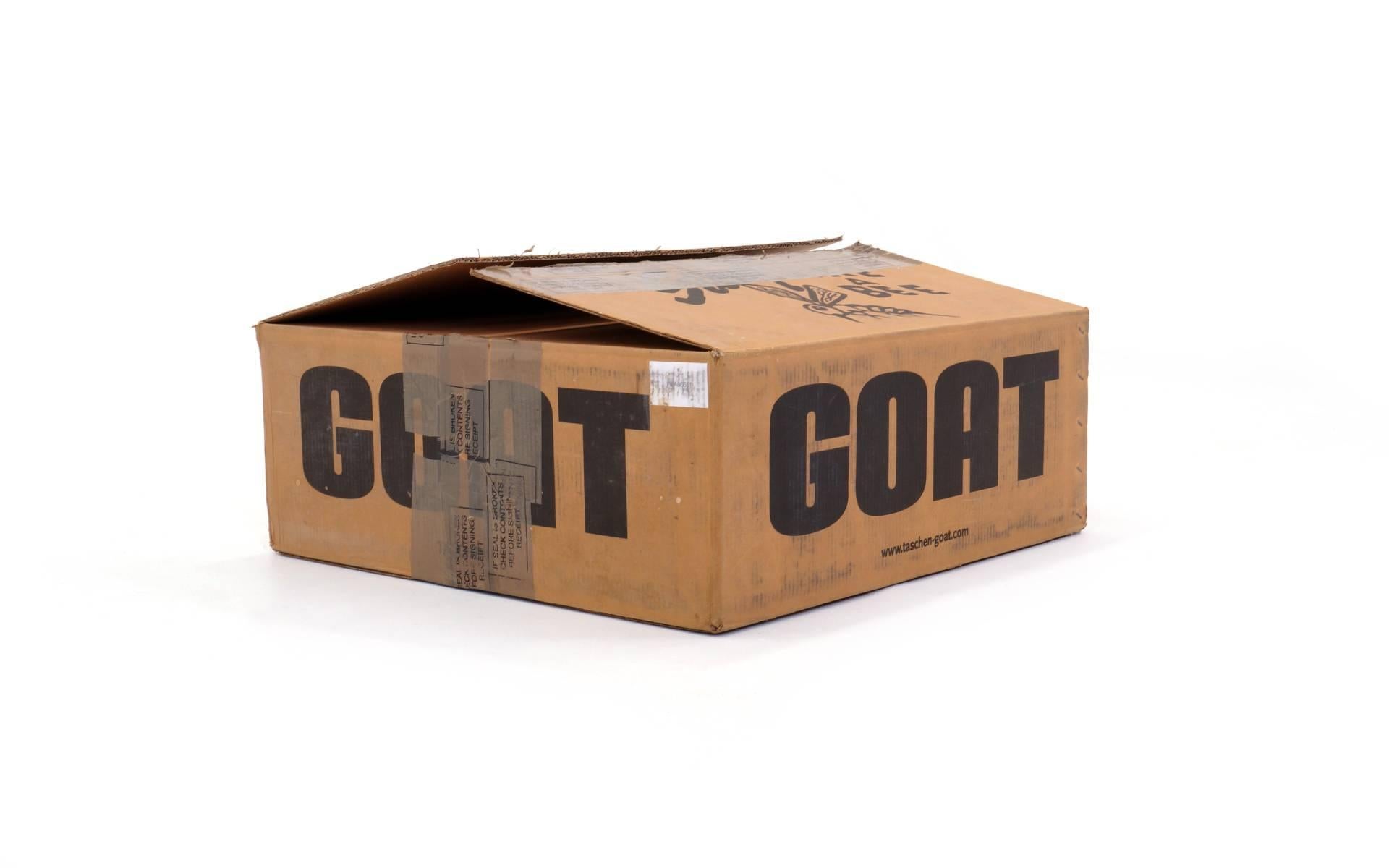GOAT - The Greatest of All Time is a tribute to Mohammad Ali with art by Jeff Koons.  A 