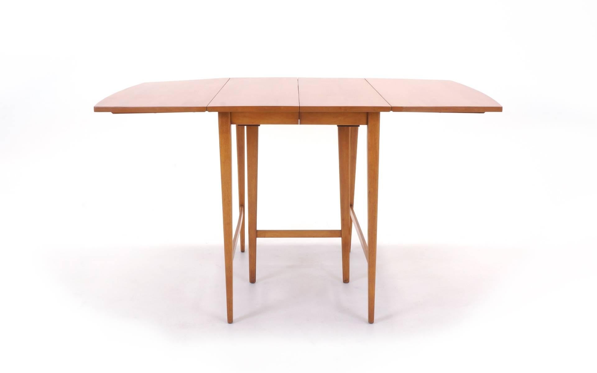 Mid-Century Modern Paul McCobb Expandable Drop-Leaf Dining Table
