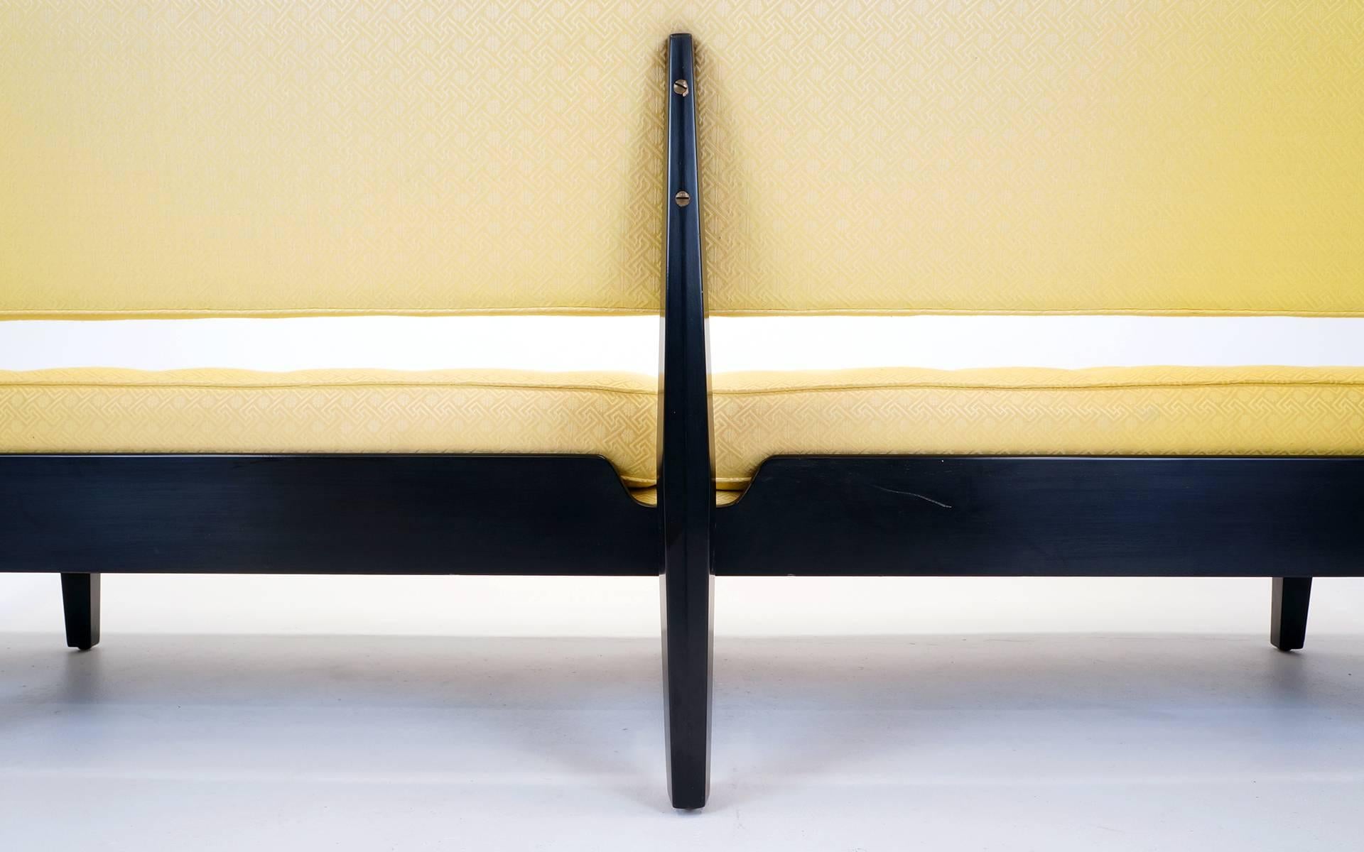 Brass La Gondola Sofa Designed by Edward Wormley for Dunbar, 1957