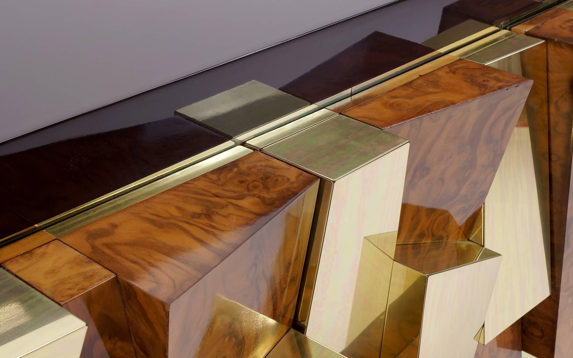 Paul Evans Studio for Directional Faceted Cabinet, One of the Finest Examples 3