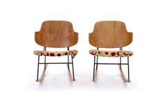 Pair of Kofod-Larsen "Penguin" Rocking Chairs