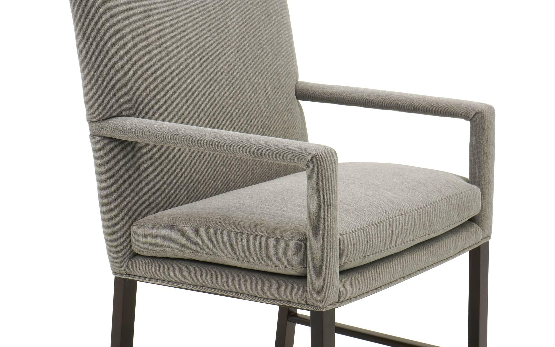 Upholstery Paul Evans for Directional Set of Eight Dining Chairs For Sale