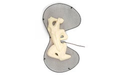 Pair of Male and Female Wall Sculptures by Frederick Weinberg, Wire Mesh Backlit