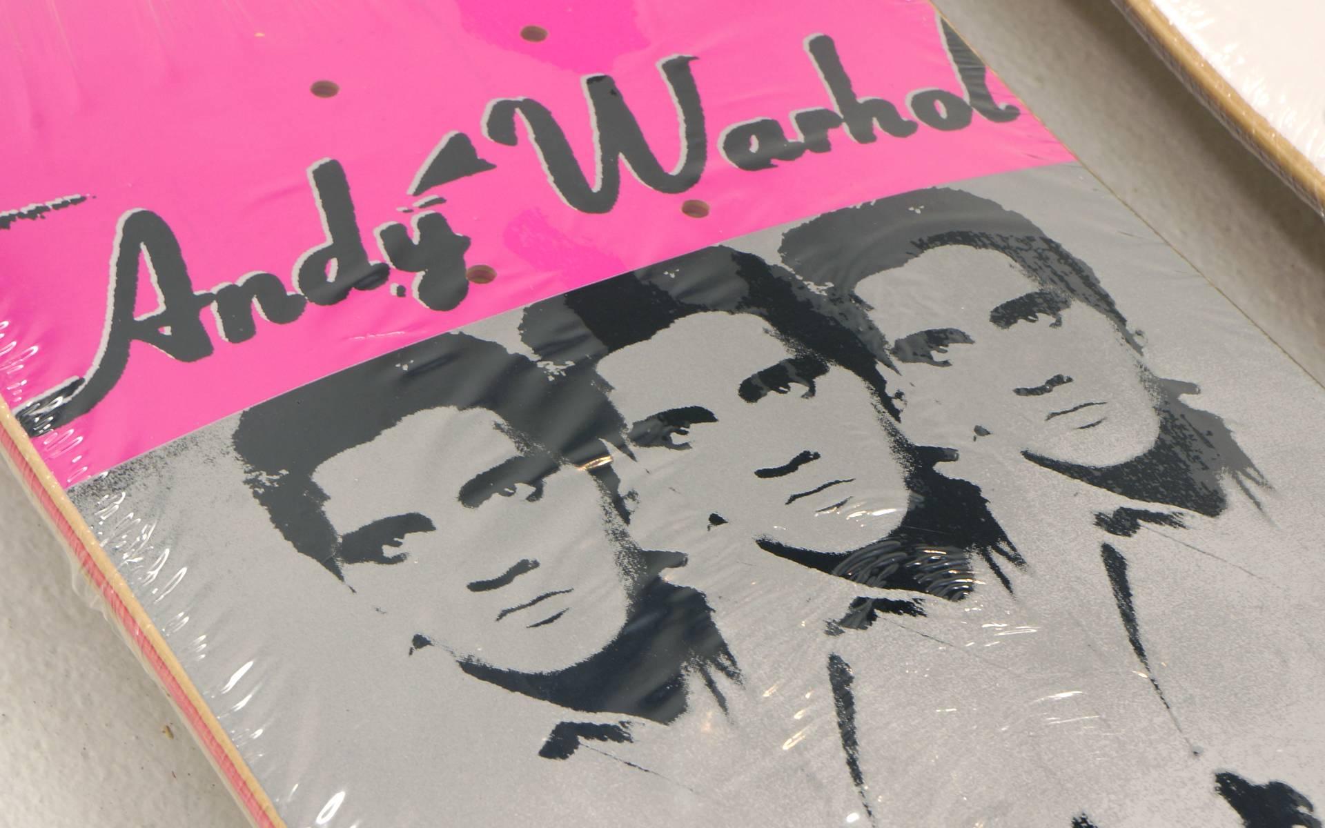 Andy Warhol Skateboard Decks, Set of Four, Three Elvis, Campbells Soup In Excellent Condition In Kansas City, MO