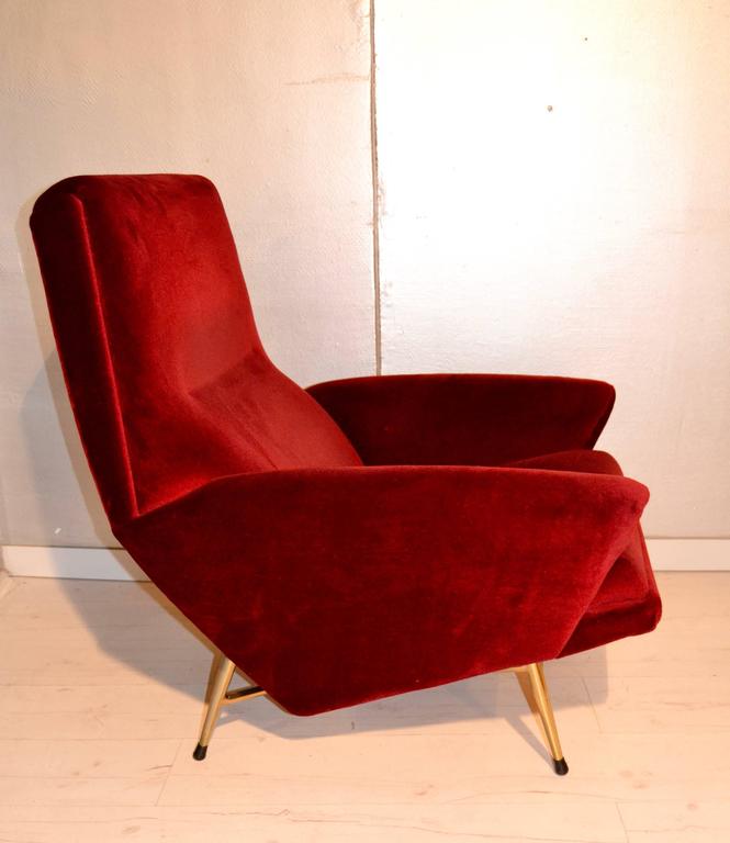 1950s Guy Besnard Armchair And Ottoman At 1stdibs
