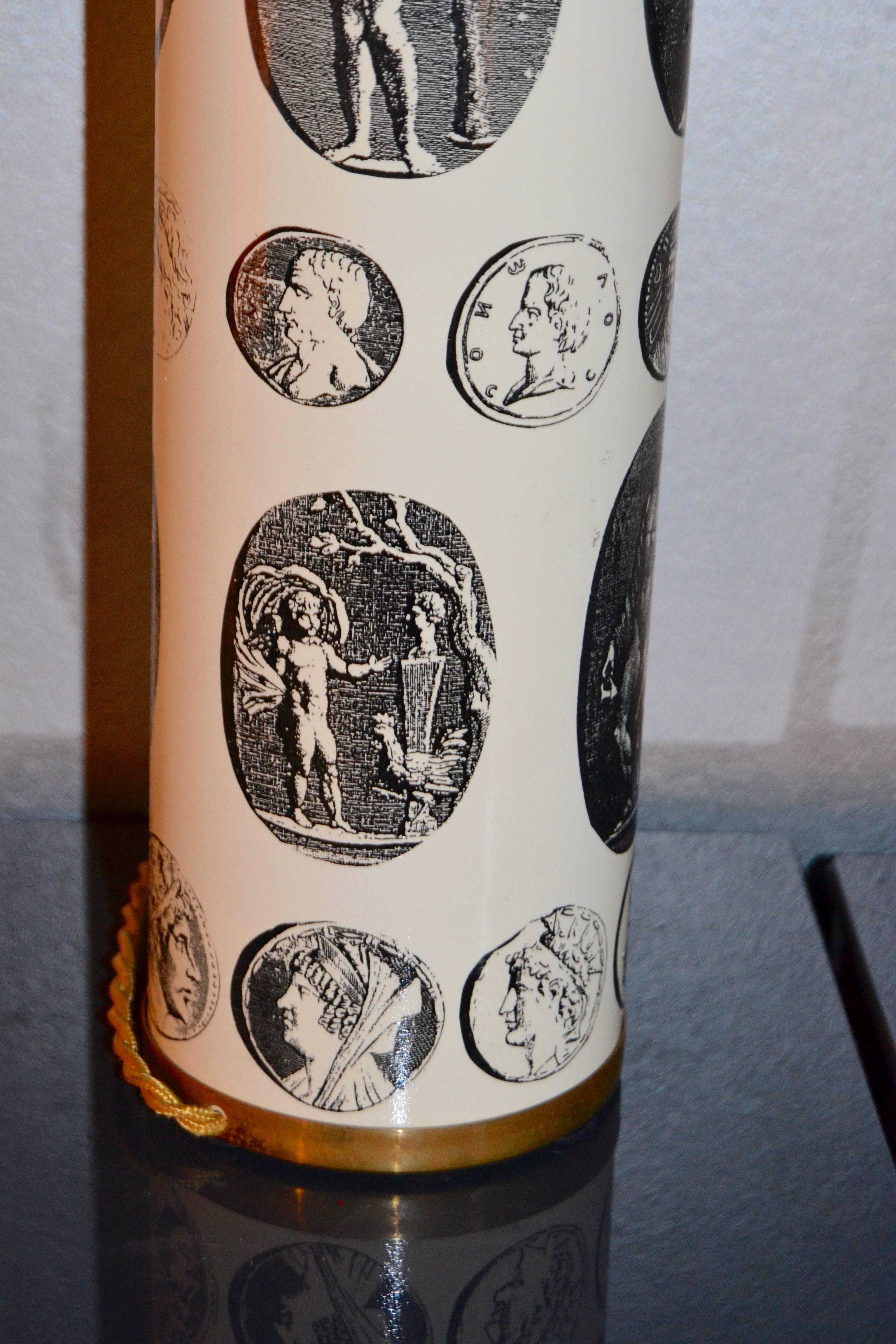 Mid-20th Century 1960s Fornasetti Cameo Lamp