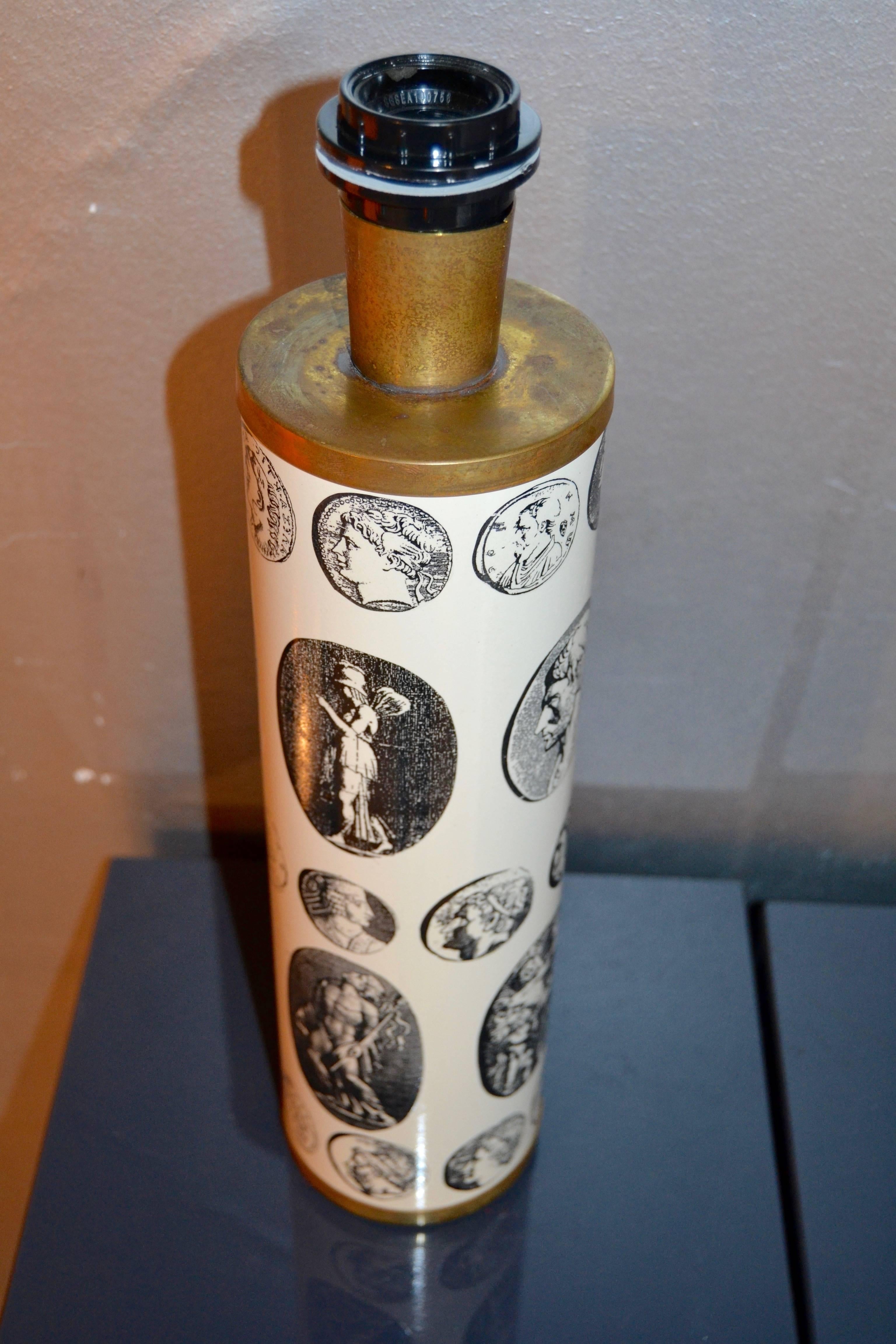 Mid-Century Modern 1960s Fornasetti Cameo Lamp