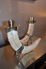 1970s Signed Christian Dior Candlesticks