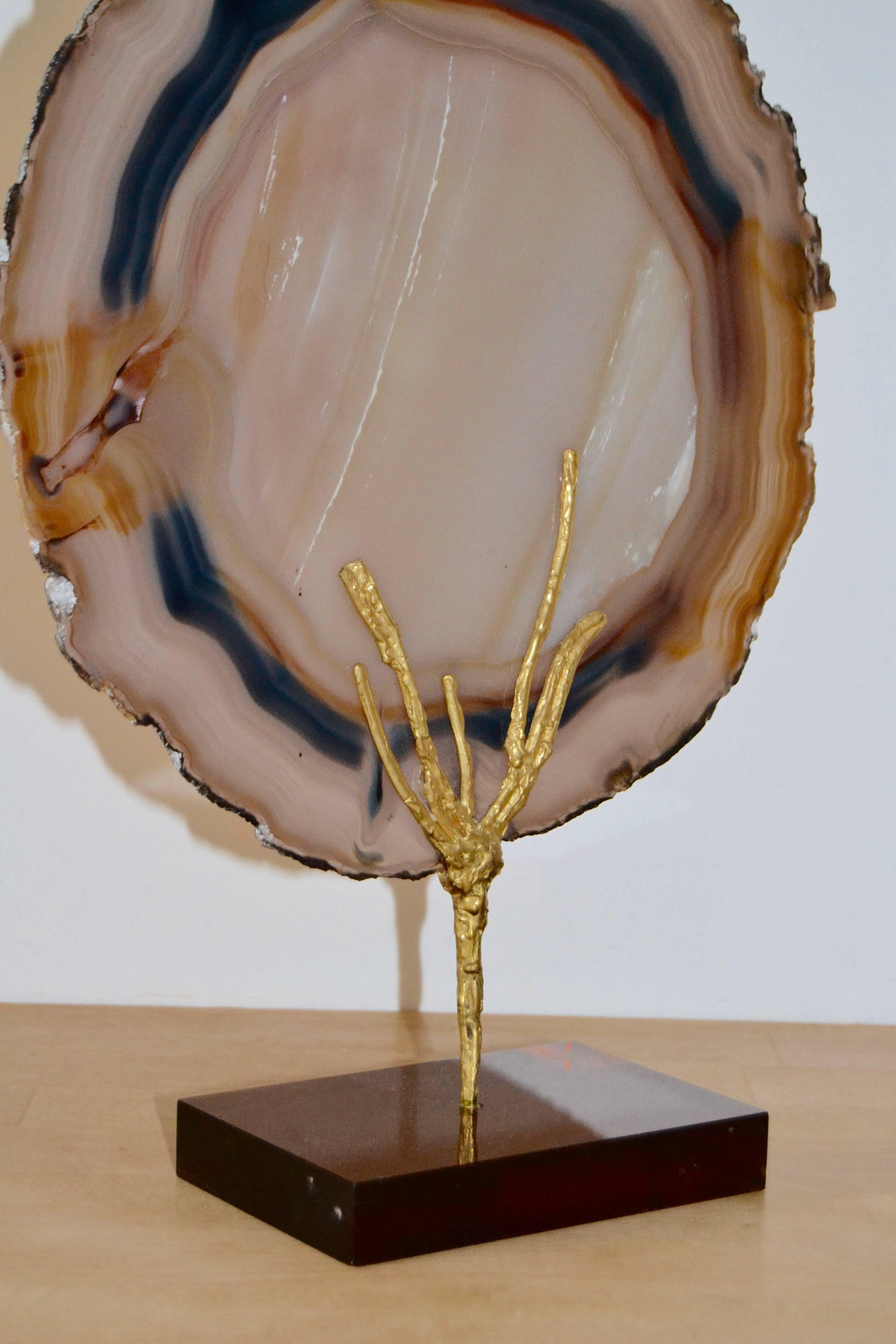 1970s Agate Slice For Sale 1