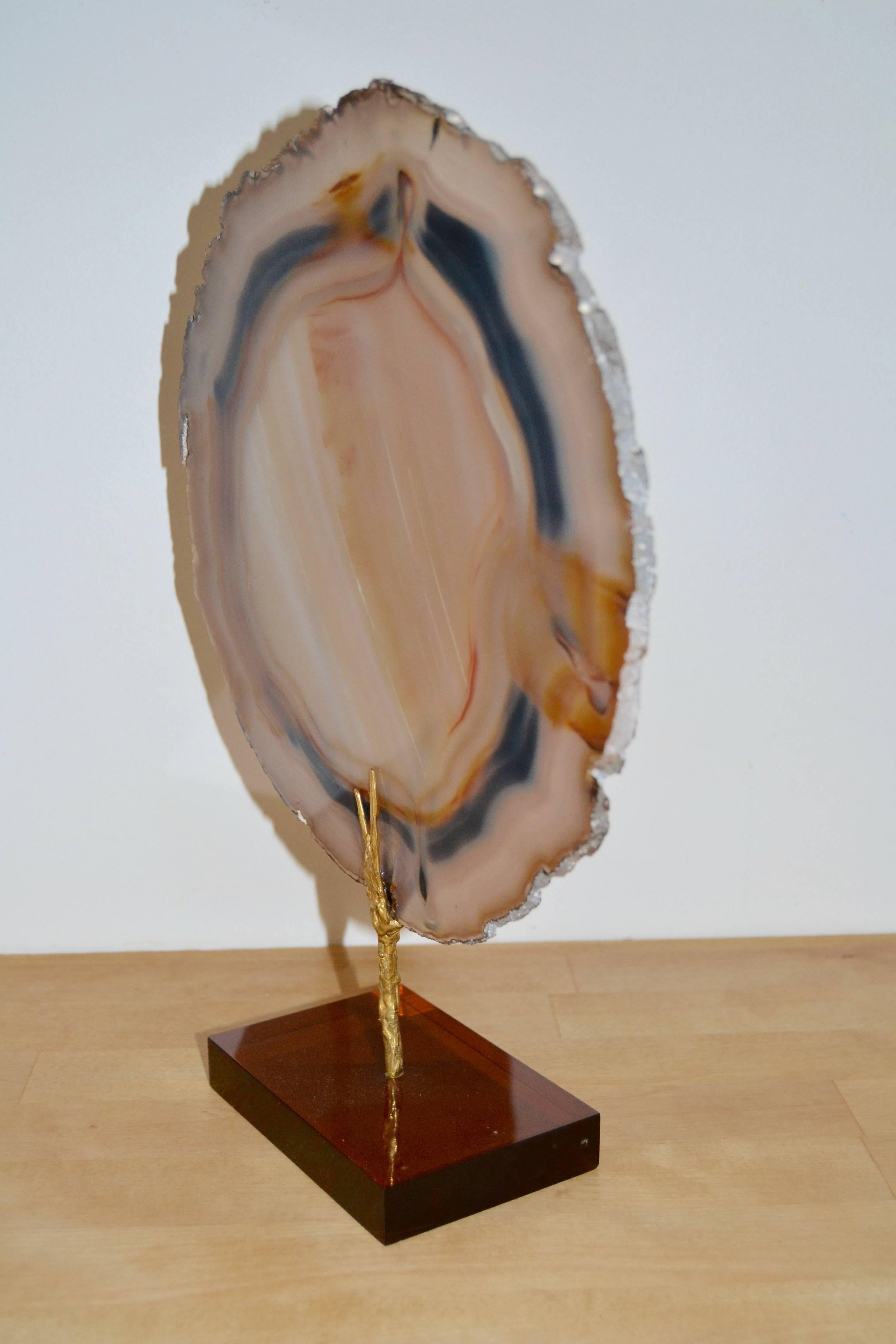 1970s Agate Slice For Sale 3