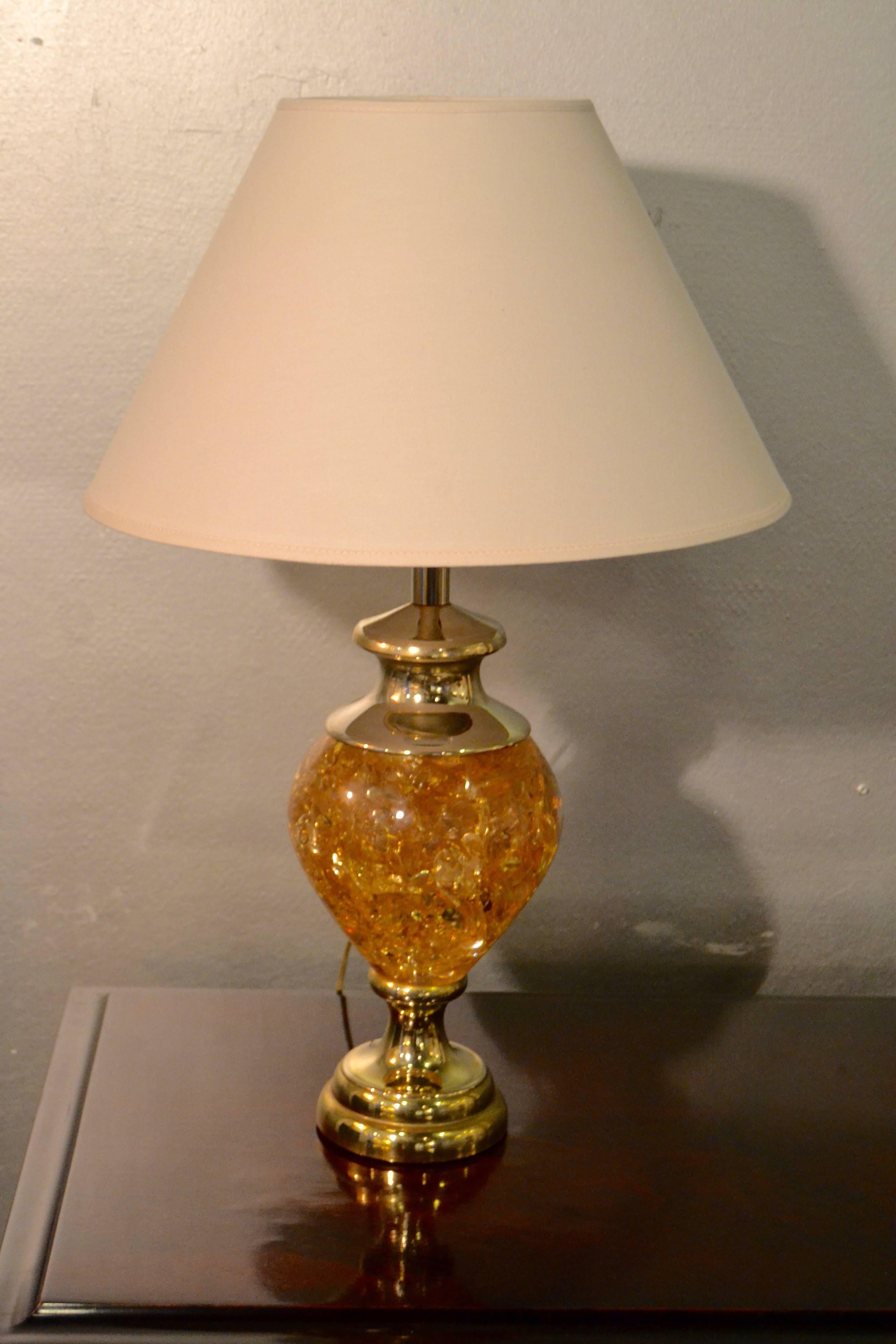 1970s Large Fractal Resin Lamp 1