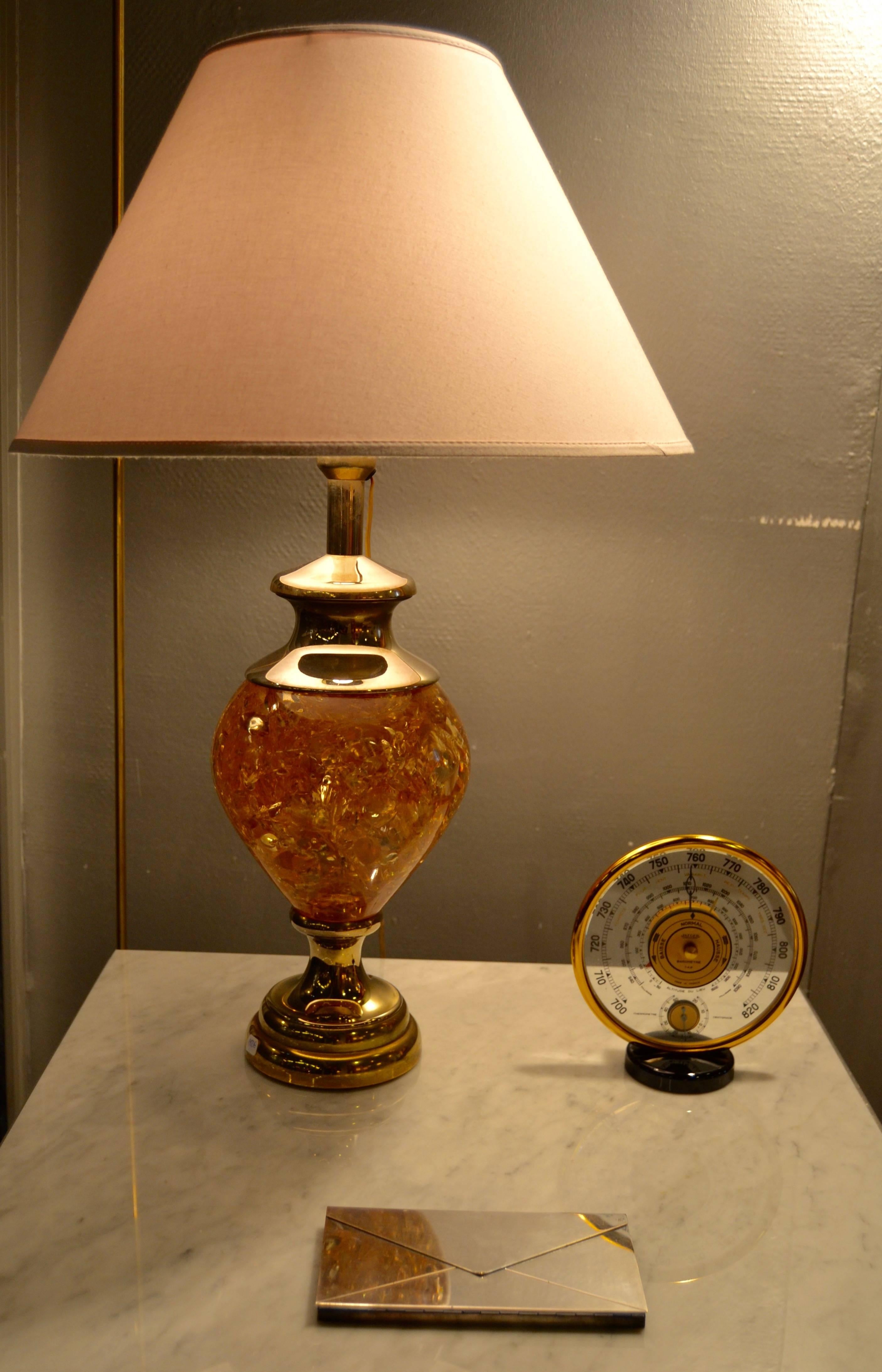 1940s Jaeger Desk Top Barometer and Thermometer In Good Condition In Saint-Ouen, FR