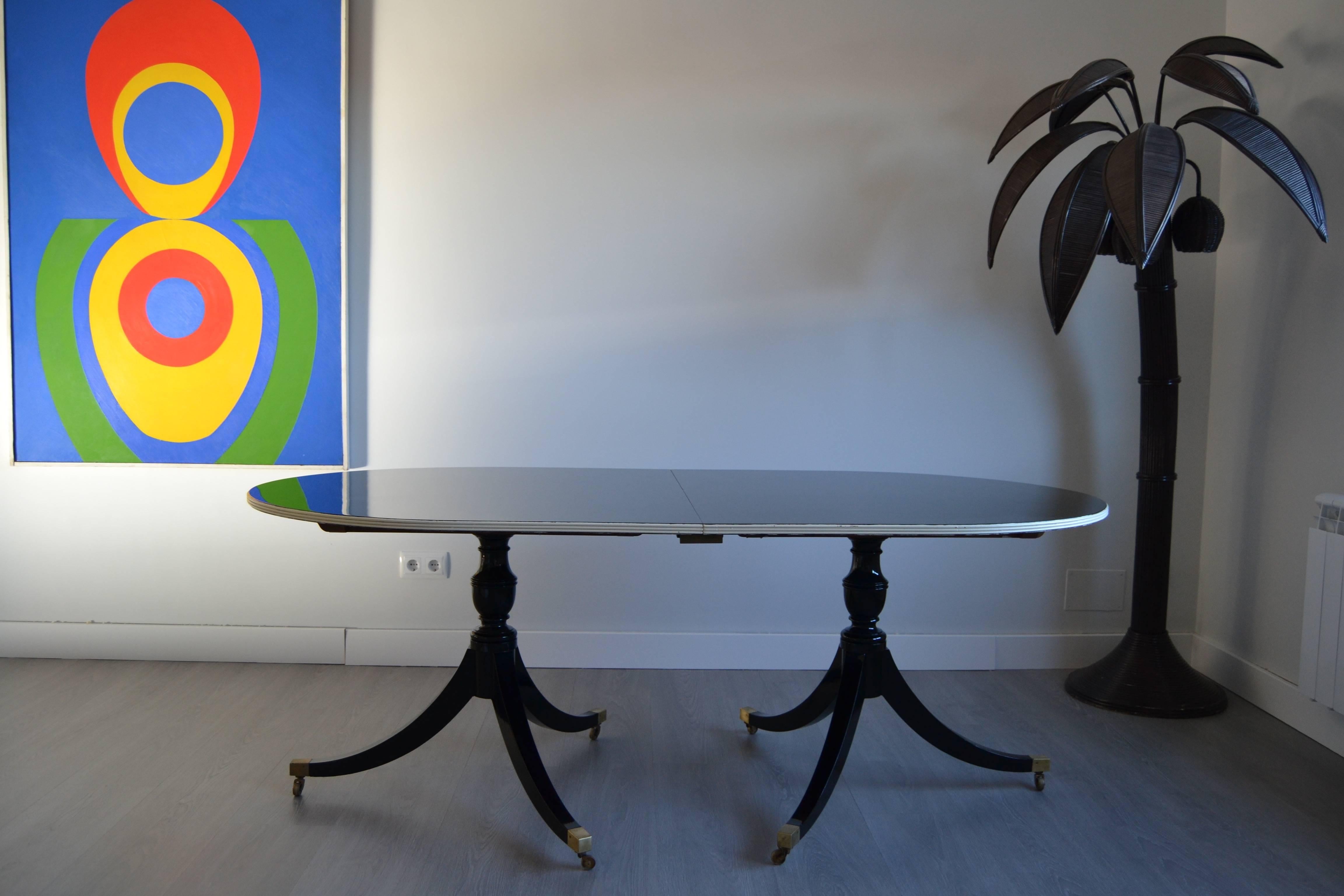 Lacquered Maison Jansen Signed Table