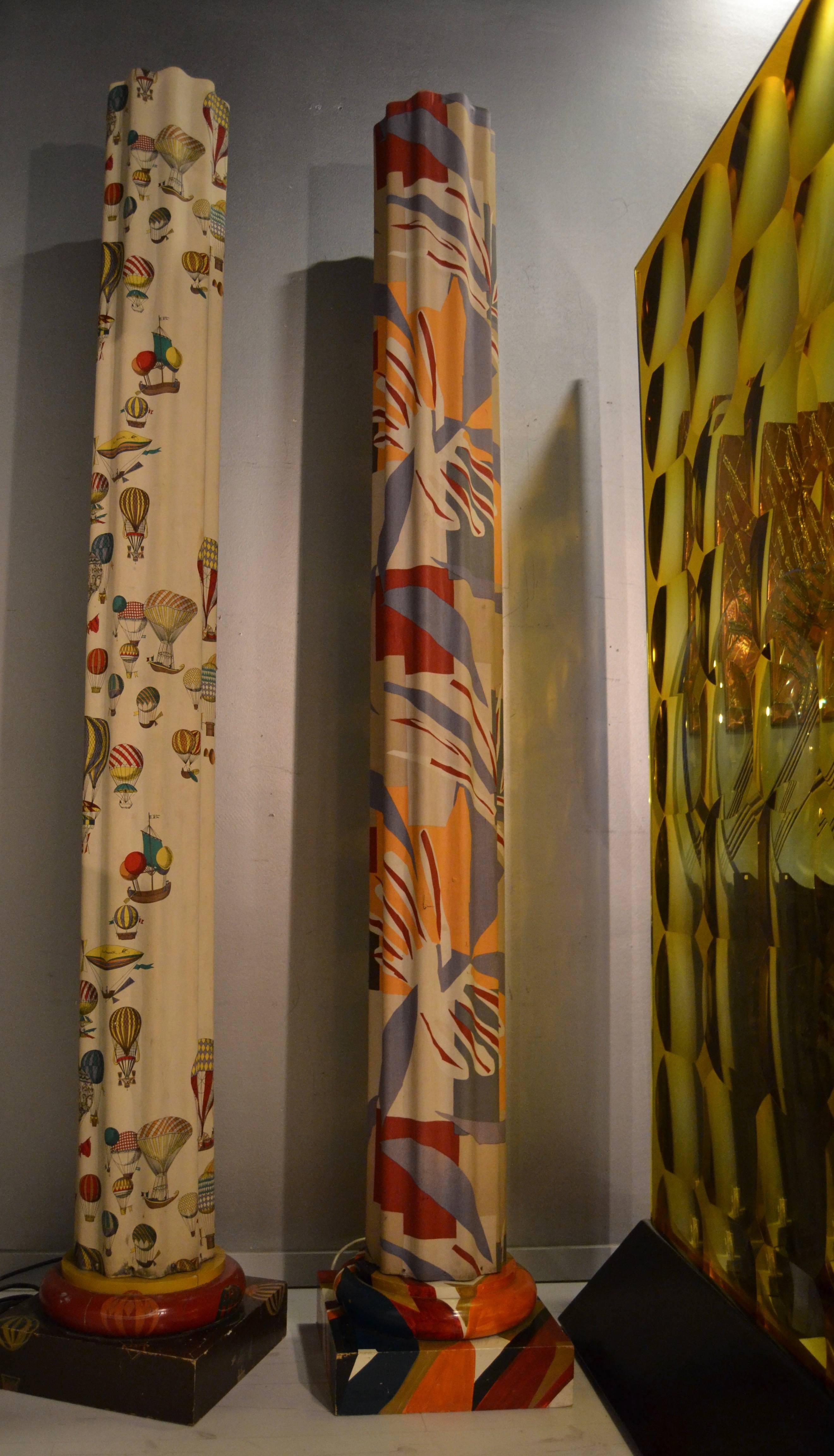 1960s Large Fiber Columns By Matisse 2