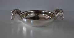 1970s Silver Plated Horse Tray