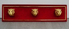 Neoclassical Bronze Lions Coat Rack