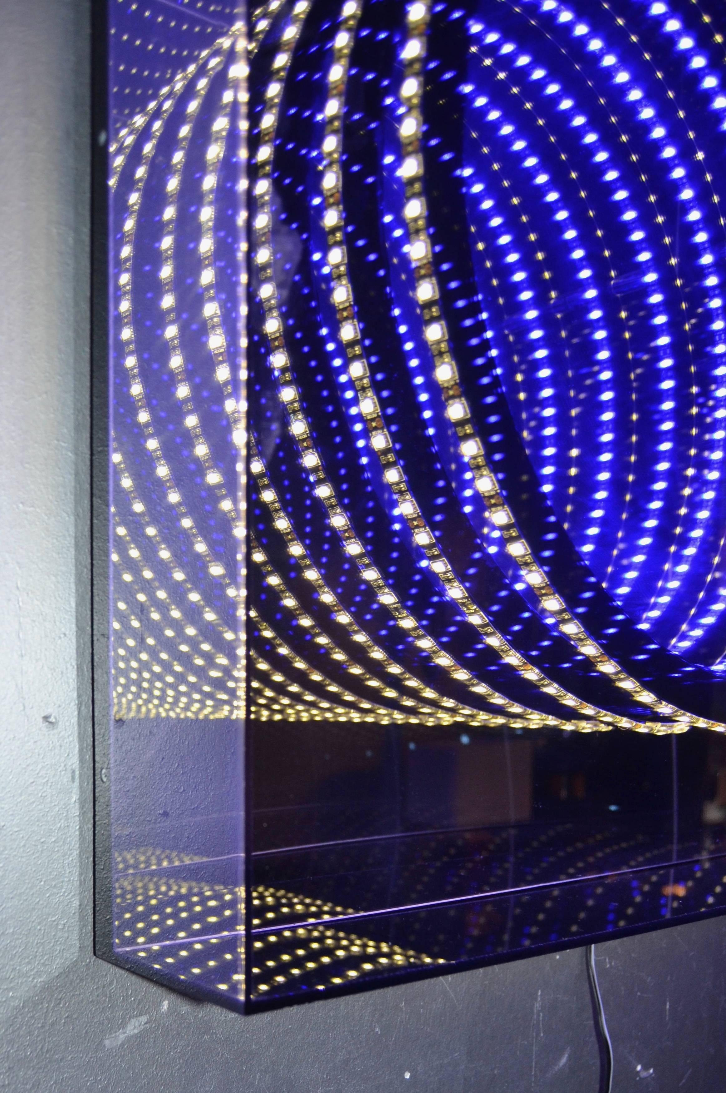 French Square Infinity Mirror