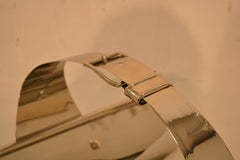 1970s Chromed Magazine Rack