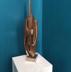 Fred Brouard Bronze Lamp