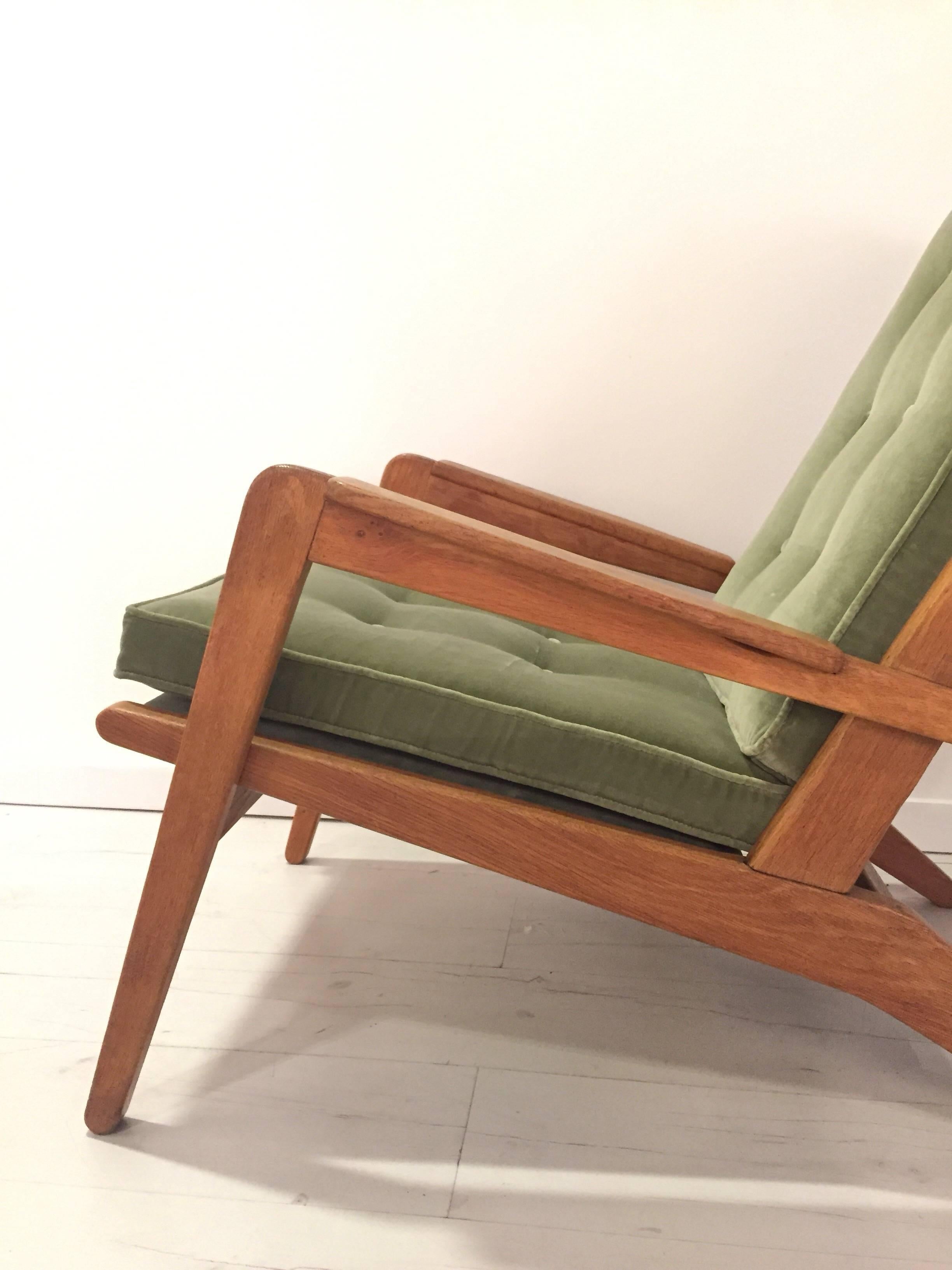 Pair of 1950s Armchairs by Pierre Guariche In Excellent Condition In Saint-Ouen, FR