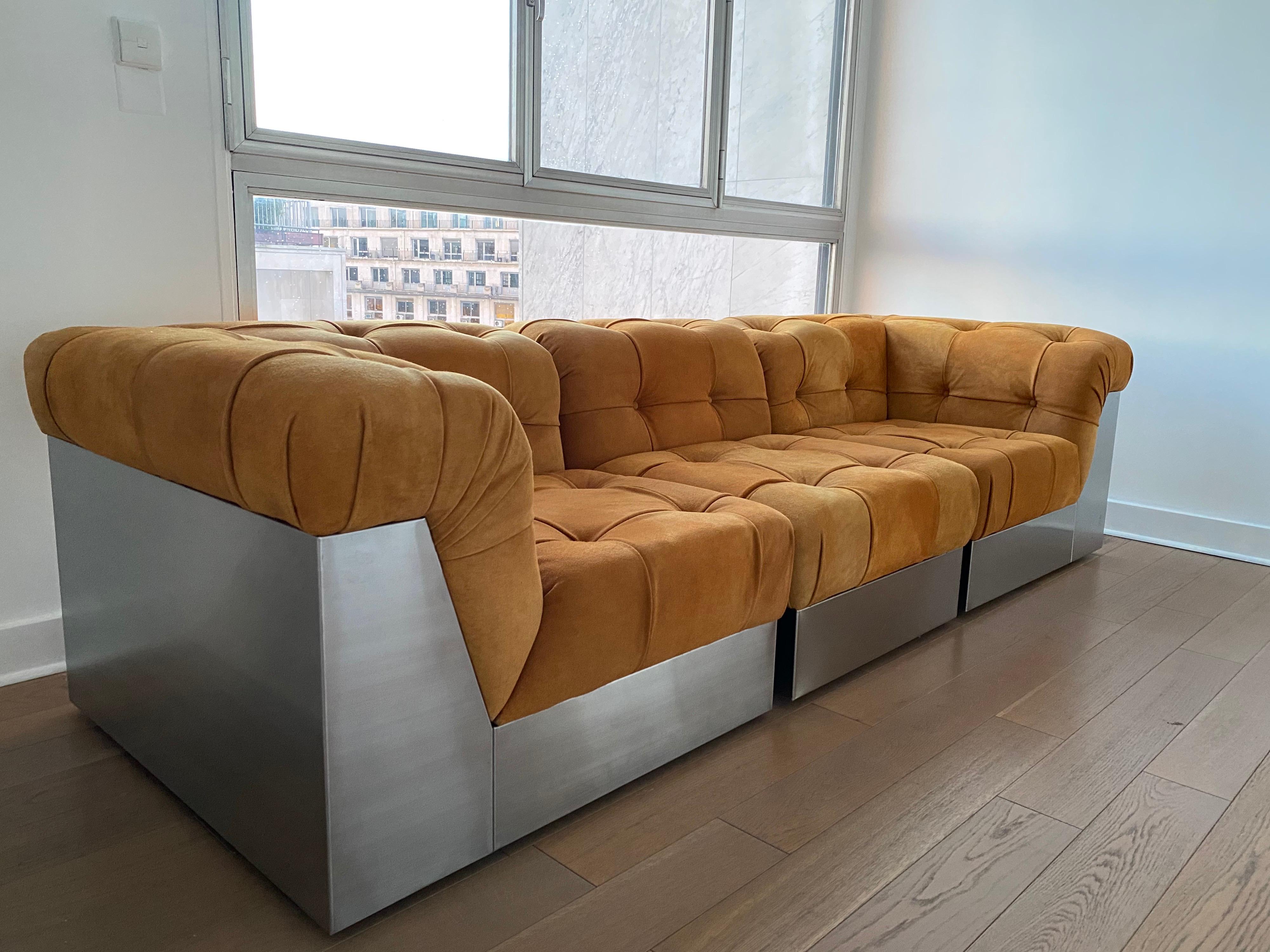 Late 20th Century Giorgio Montani Sofa by Souplina