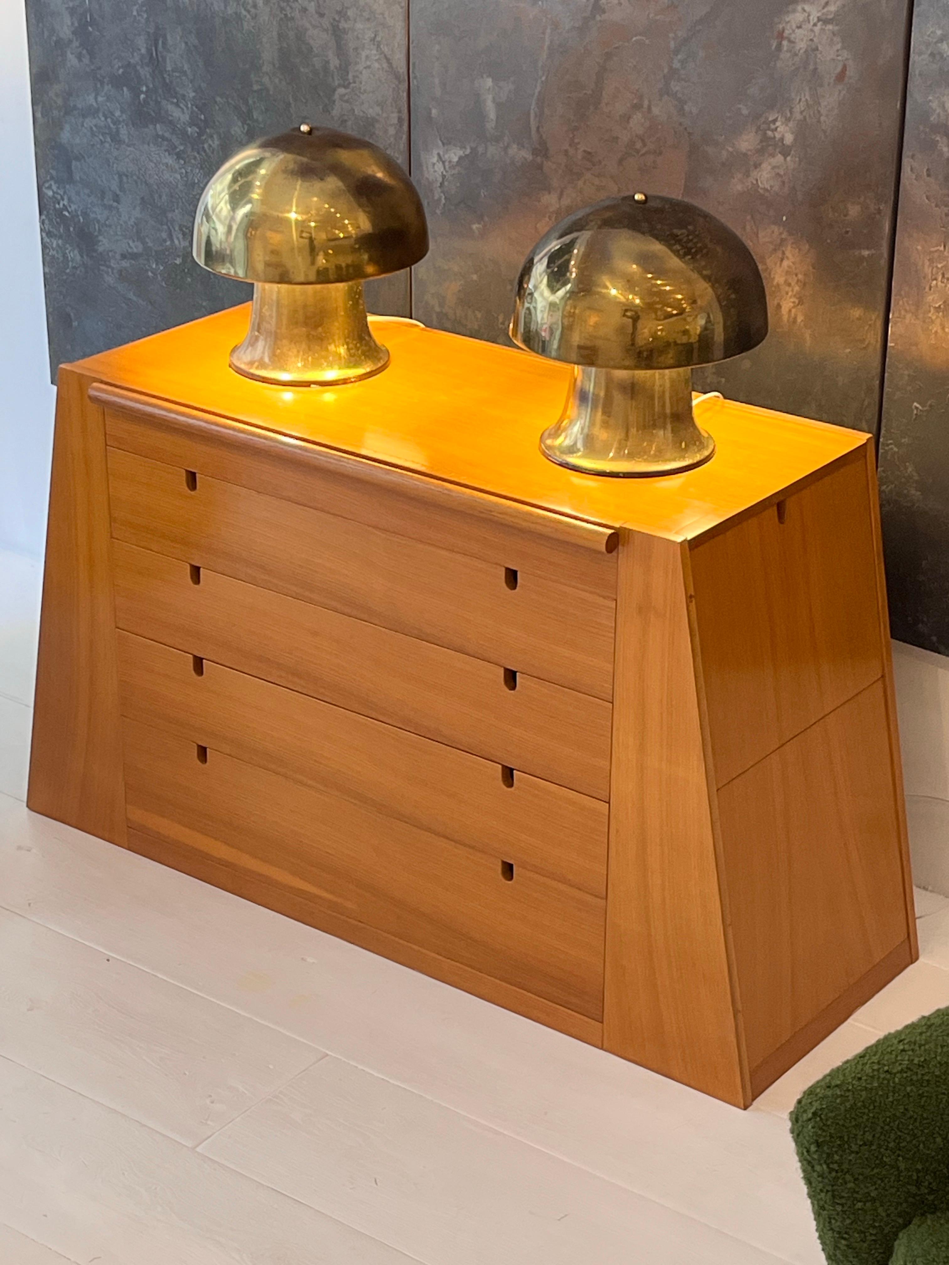 Commode italienne en placage d'Oak Oak - Italie, vers 1980 10