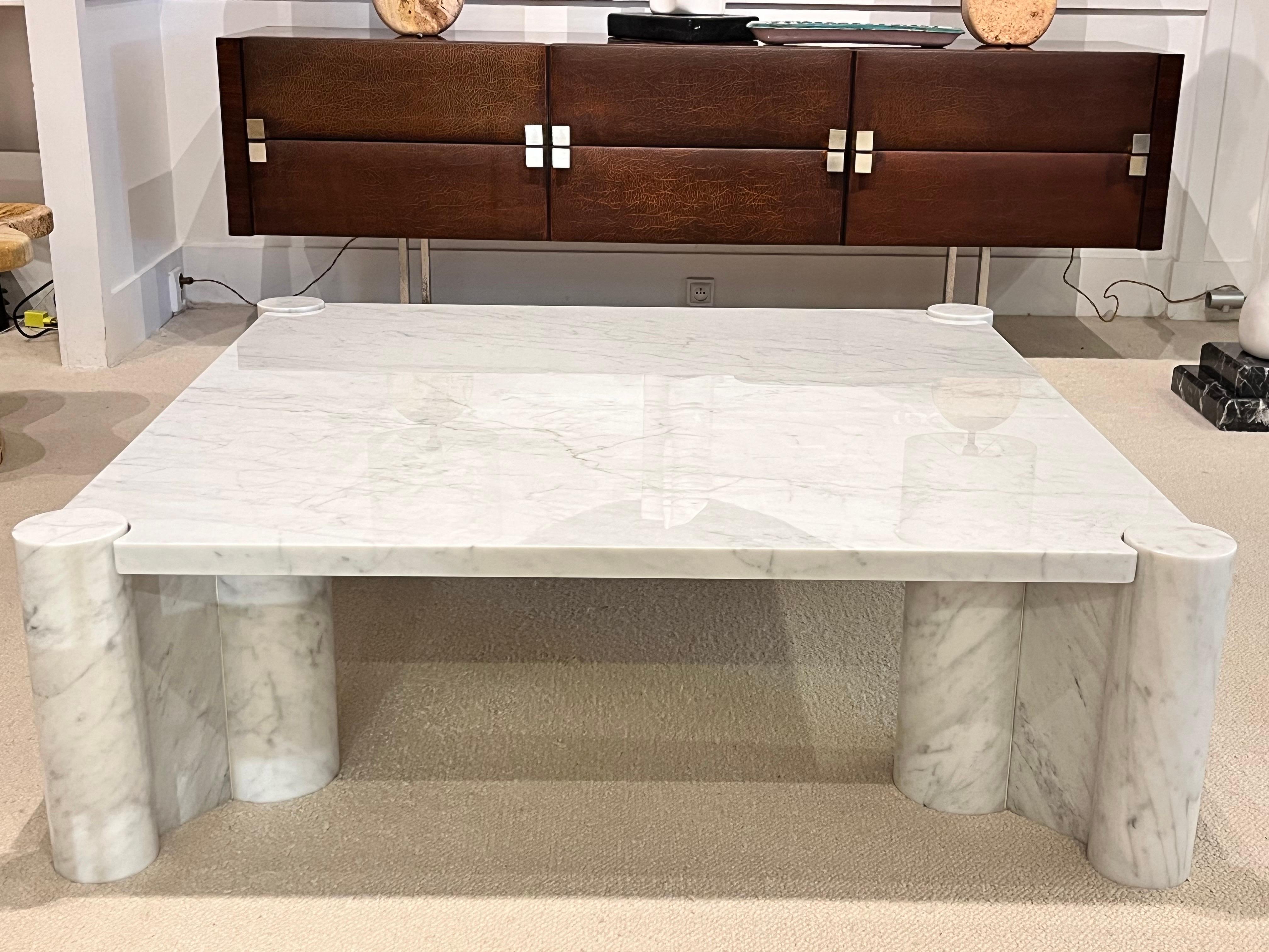 Marbre Table basse Jumbo par Gae Aulenti, Italie 1965 en vente