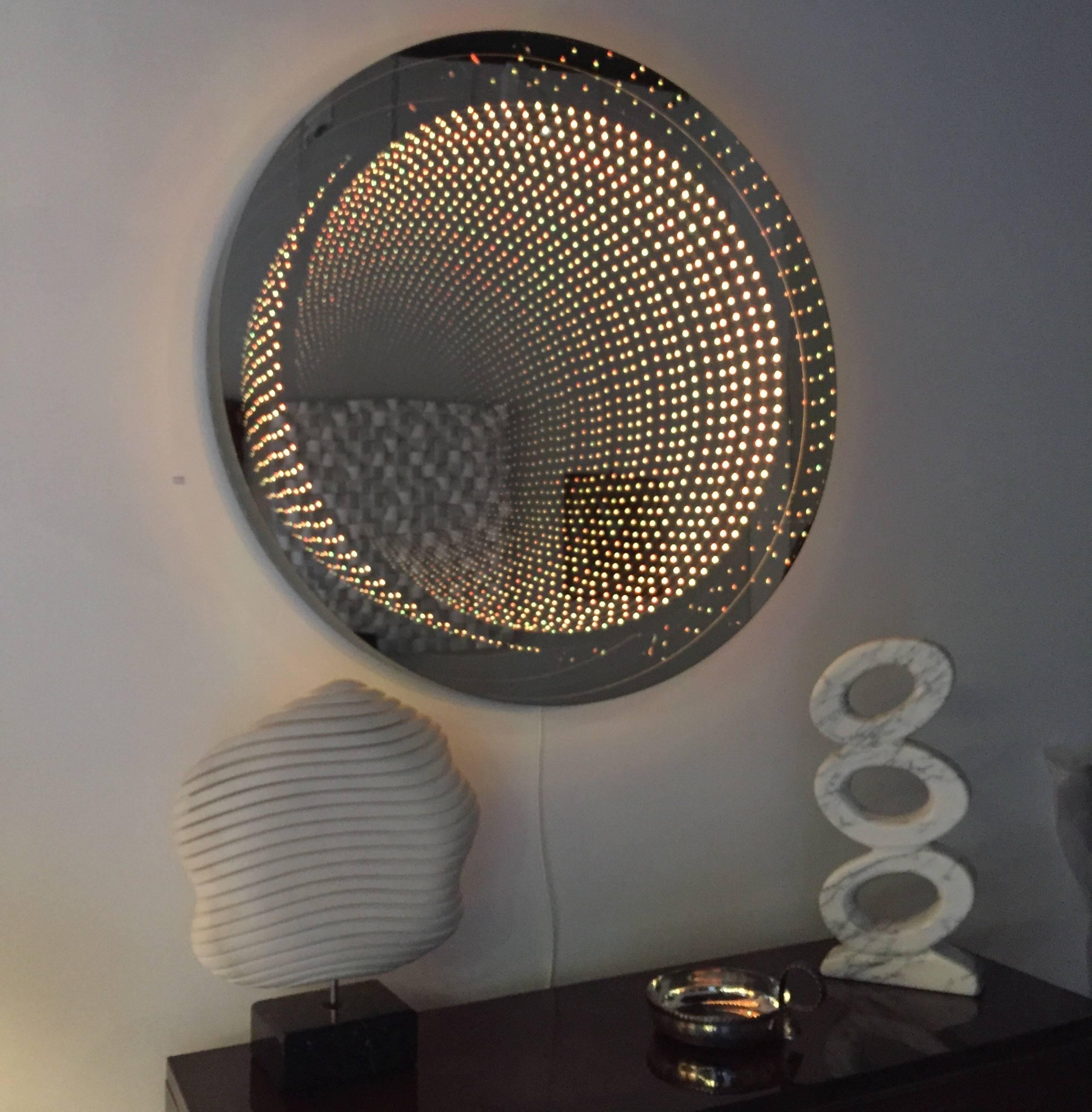Raphael Fenice Infinity Mirror In Excellent Condition In Saint-Ouen, FR