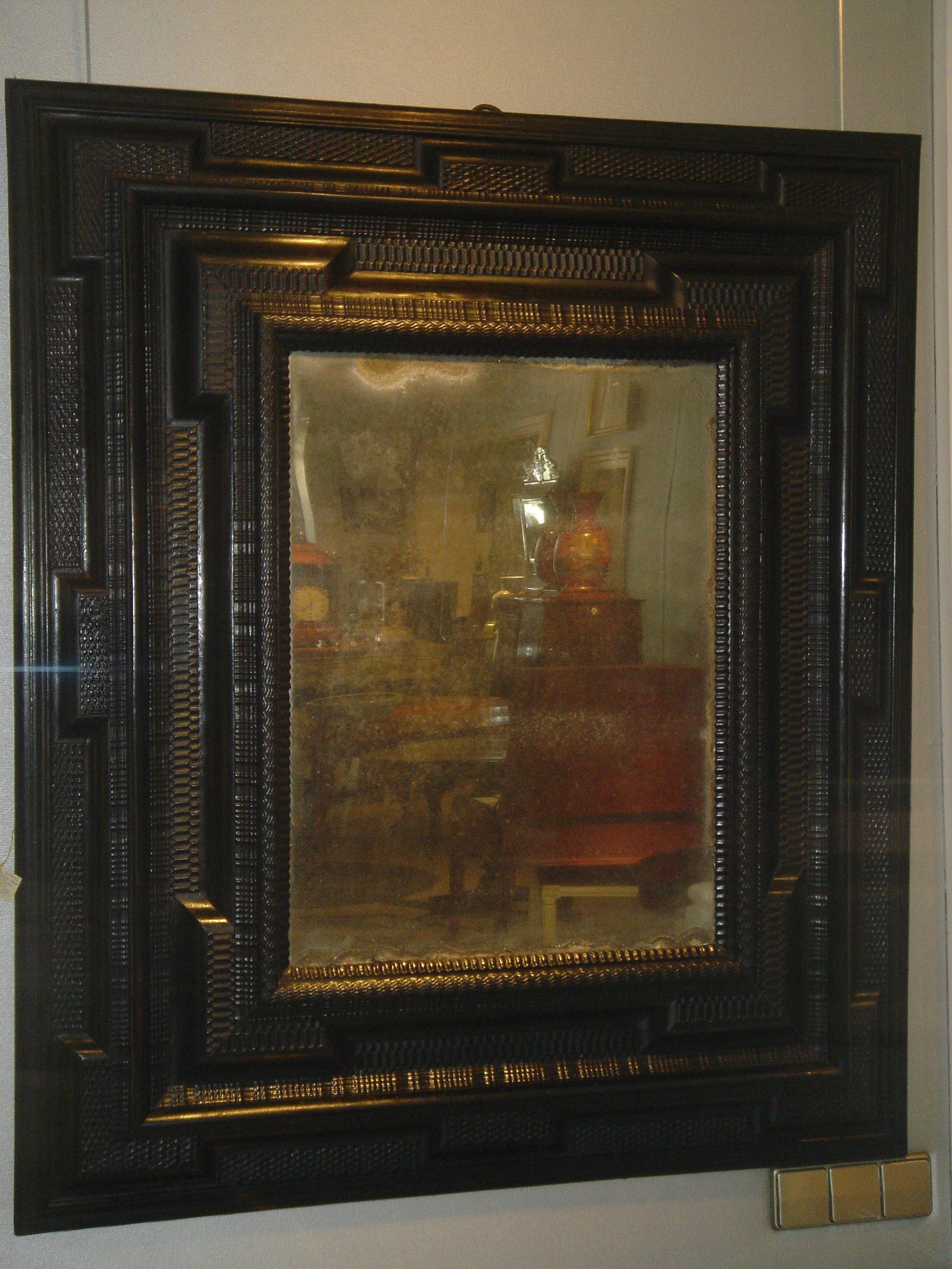 Flemish Fruitwood Mirror, circa 1700 4