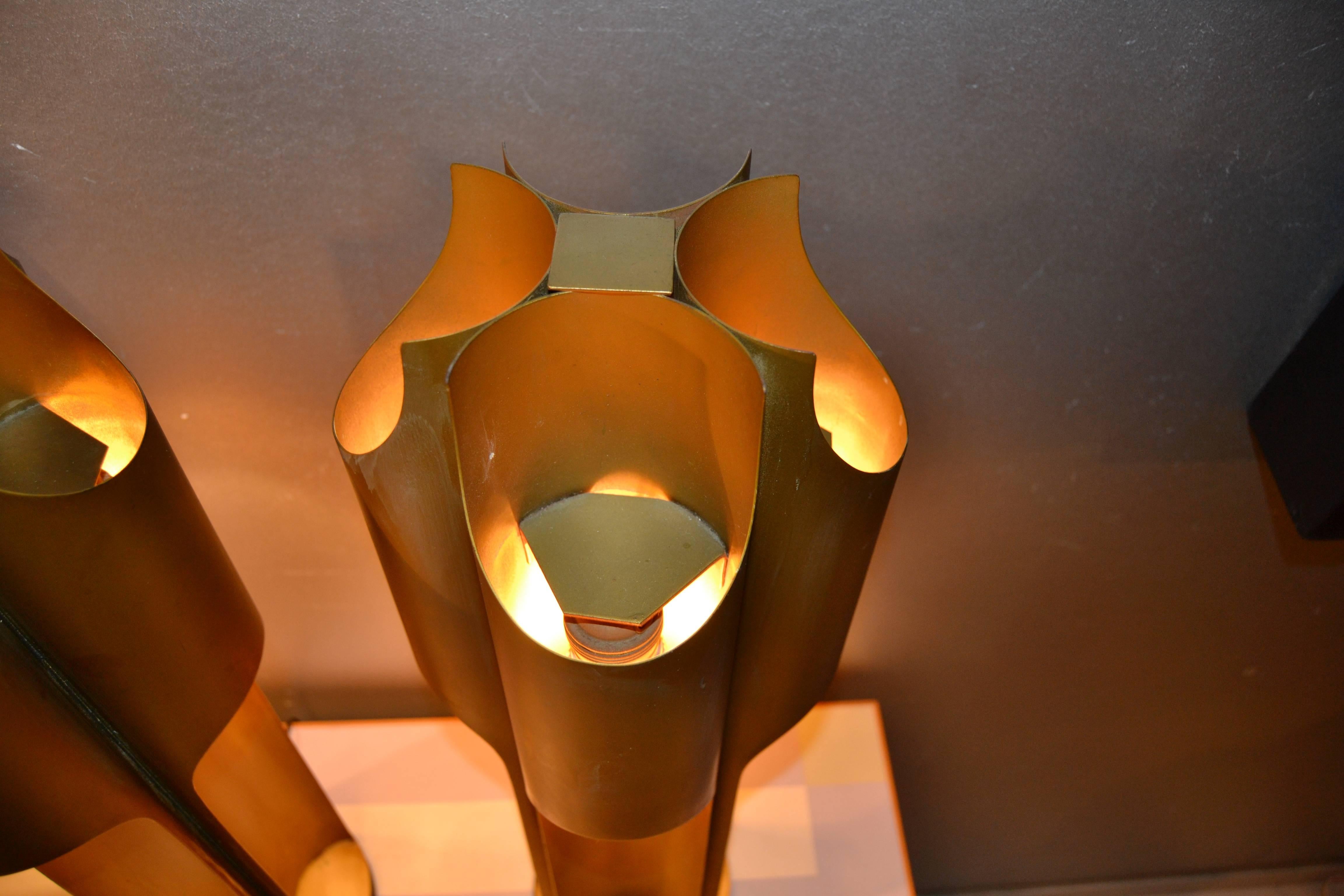 Late 20th Century 1970S Maison Charles Lamps