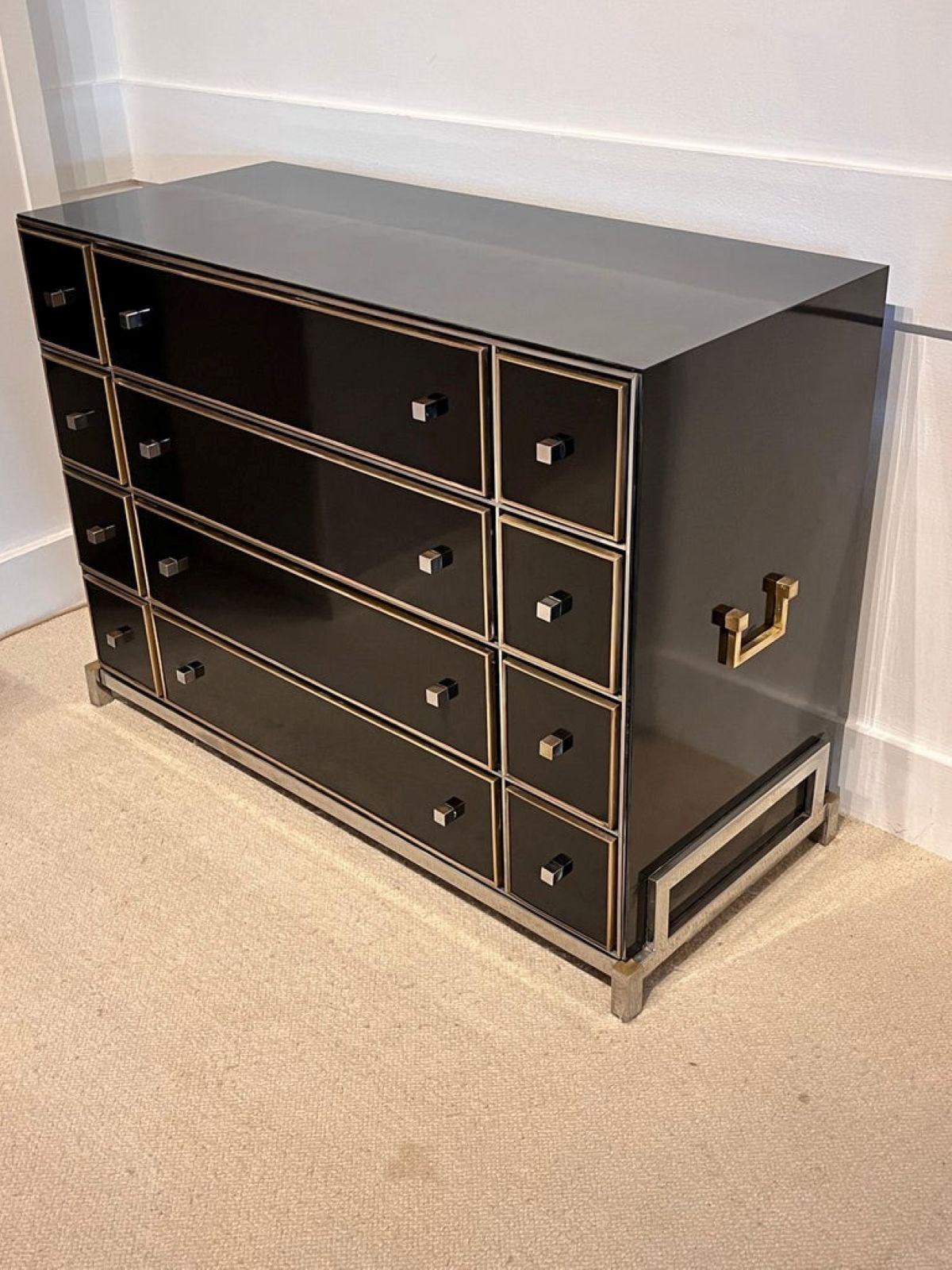 Ottone Petto nero Di Michel Pigneres , Francia 1970 in vendita