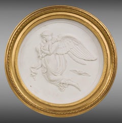 Antique Biscuit Medallions, 19th Century