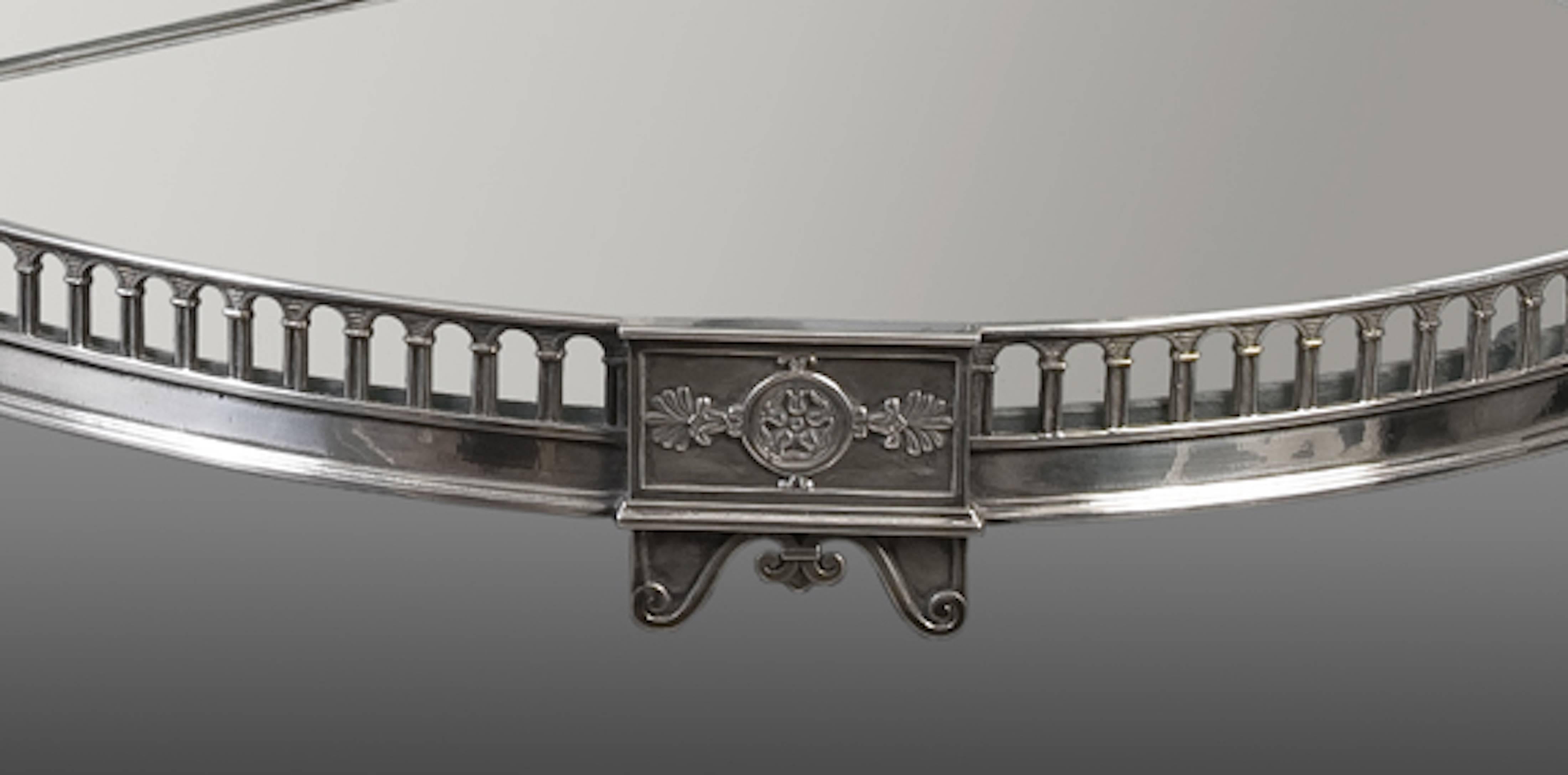 A five section silver metal ''Surtout de Table'',
circa 1830.


 