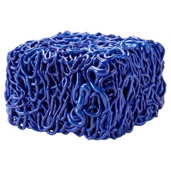Pouf Meritalia Senzafine per interni ed esterni di Gaetano Pesce - Blu